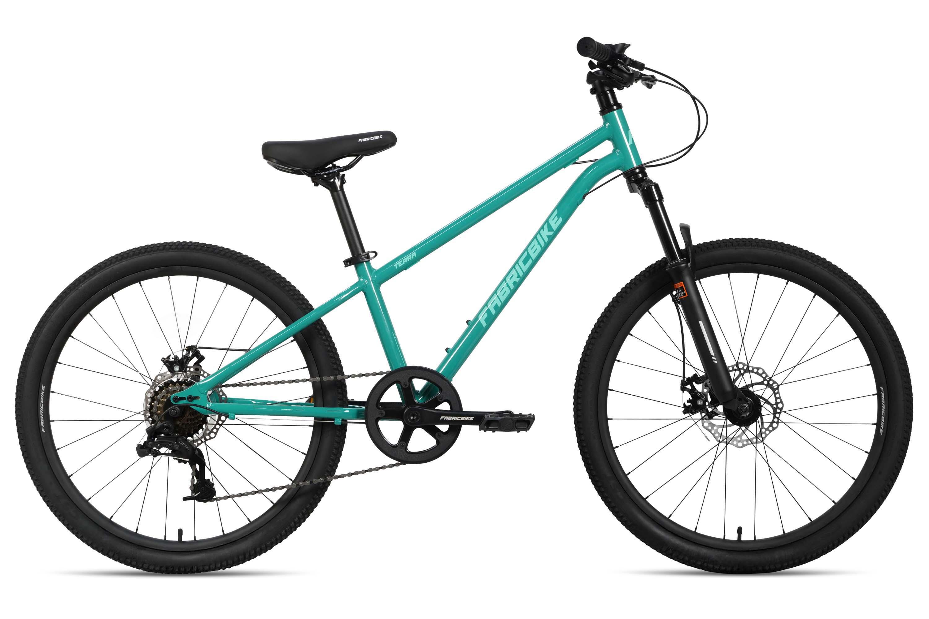 FABRICBIKE Terra – 24 rower górski dla dzieci 8–12 lat. Teal Green