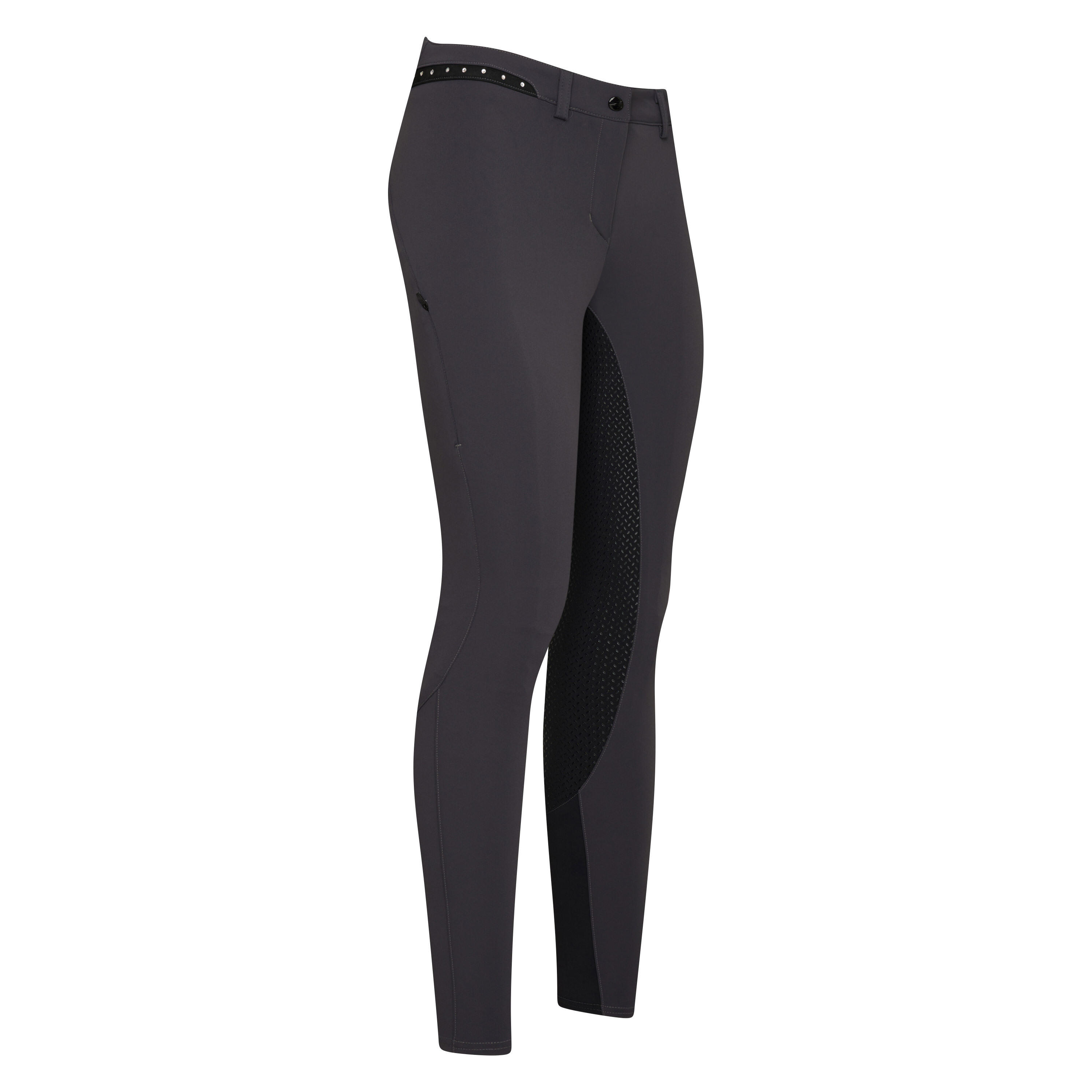 Spodnie do jazdy konnej damskie z pełnym uchwytem Euro-Star Queen Diamond