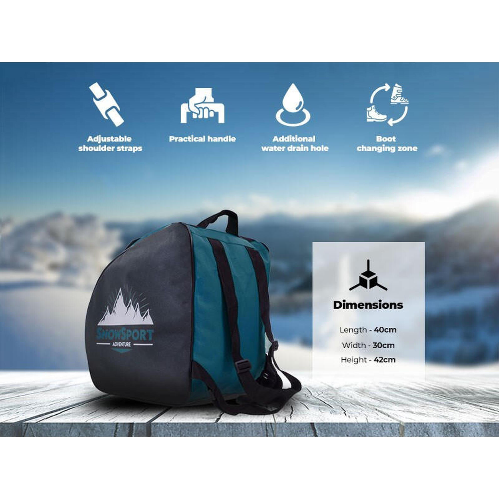 Pokrowiec na buty narciarskie Snowsport BootBag Marine 2022