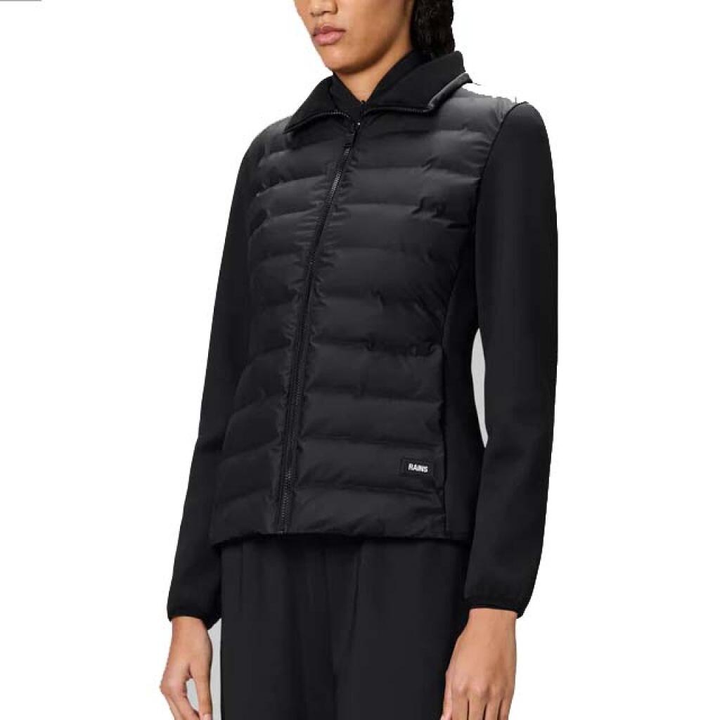Kurtka RAINS SAFI FLEECE HYBRID CURVE JAC Czarny