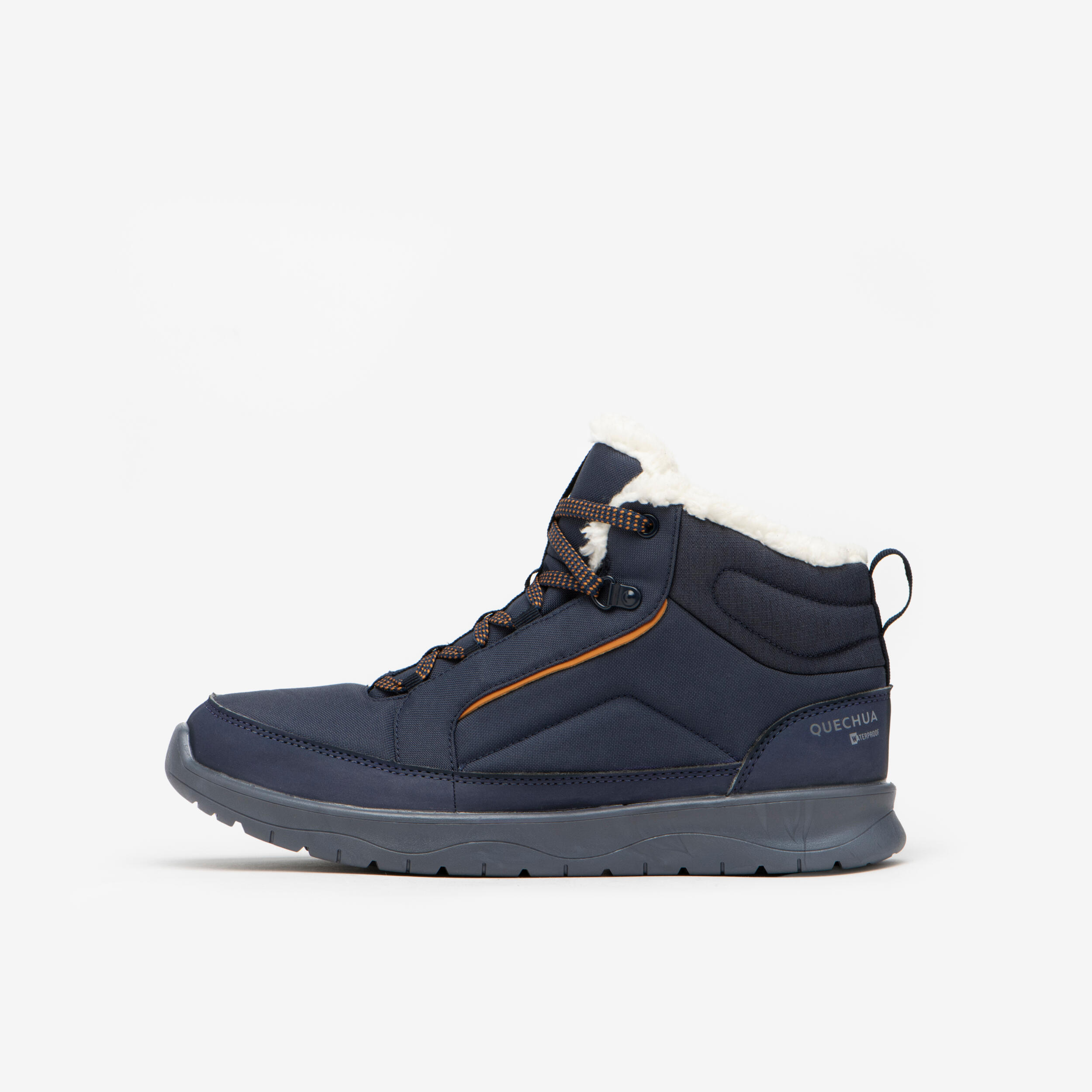 Buty turystyczne damskie Quechua NH100 Mid wodoodporne