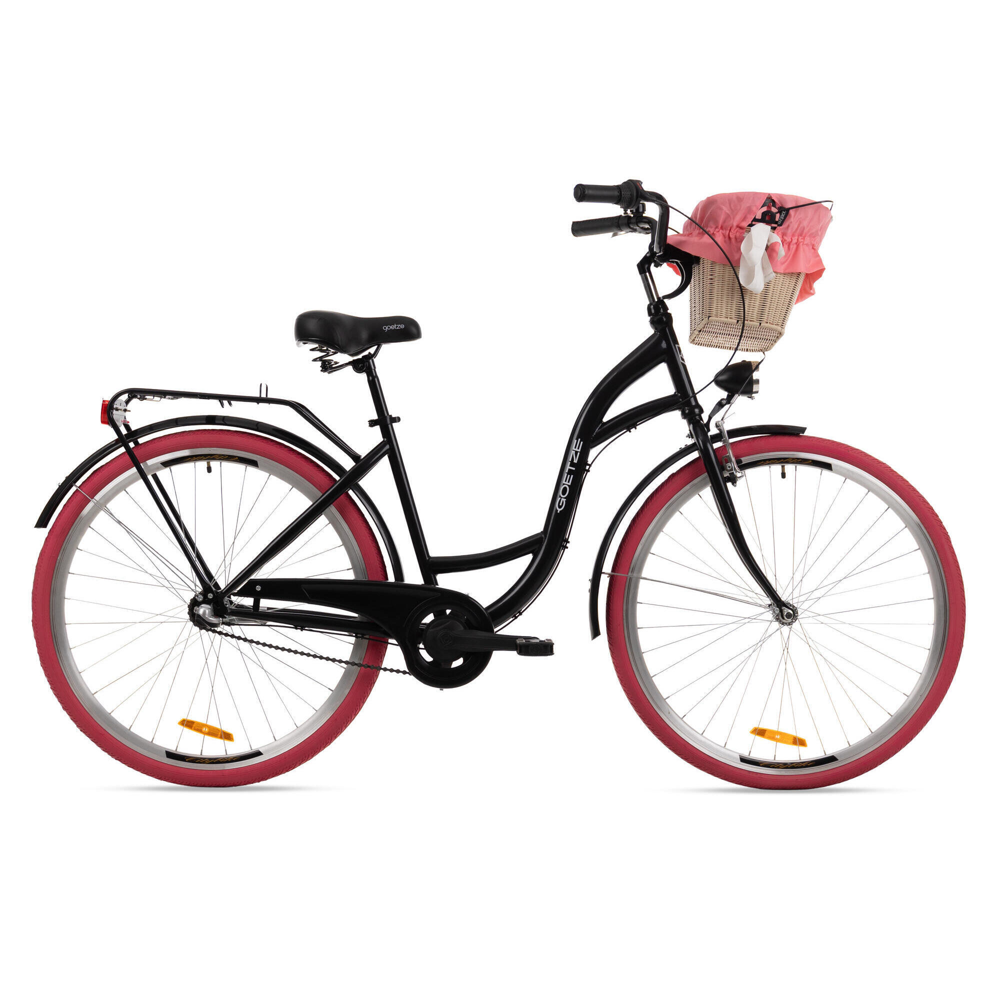 Rower miejski damski GOETZE Style 28 3B kosz