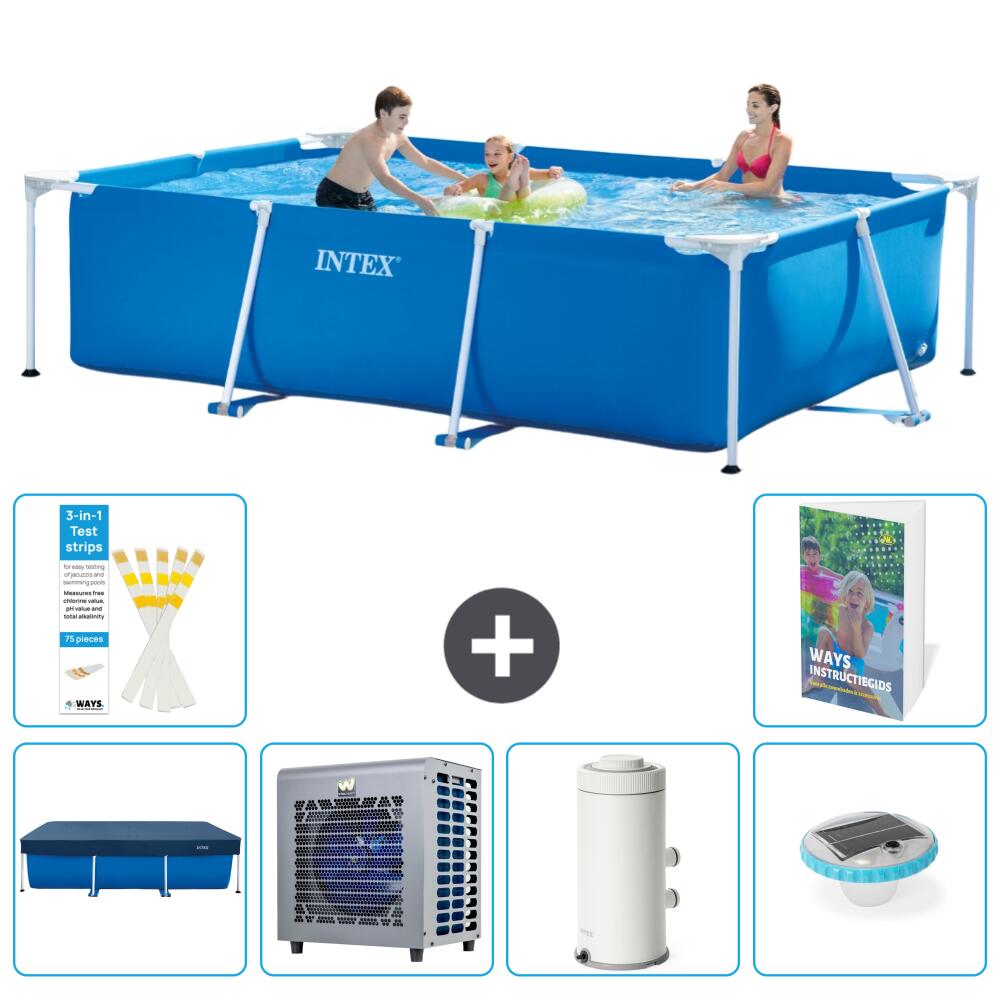INTEX Basen ze stelażem Prostokątny - 300x200x75 cm - 7-częściowy S1
