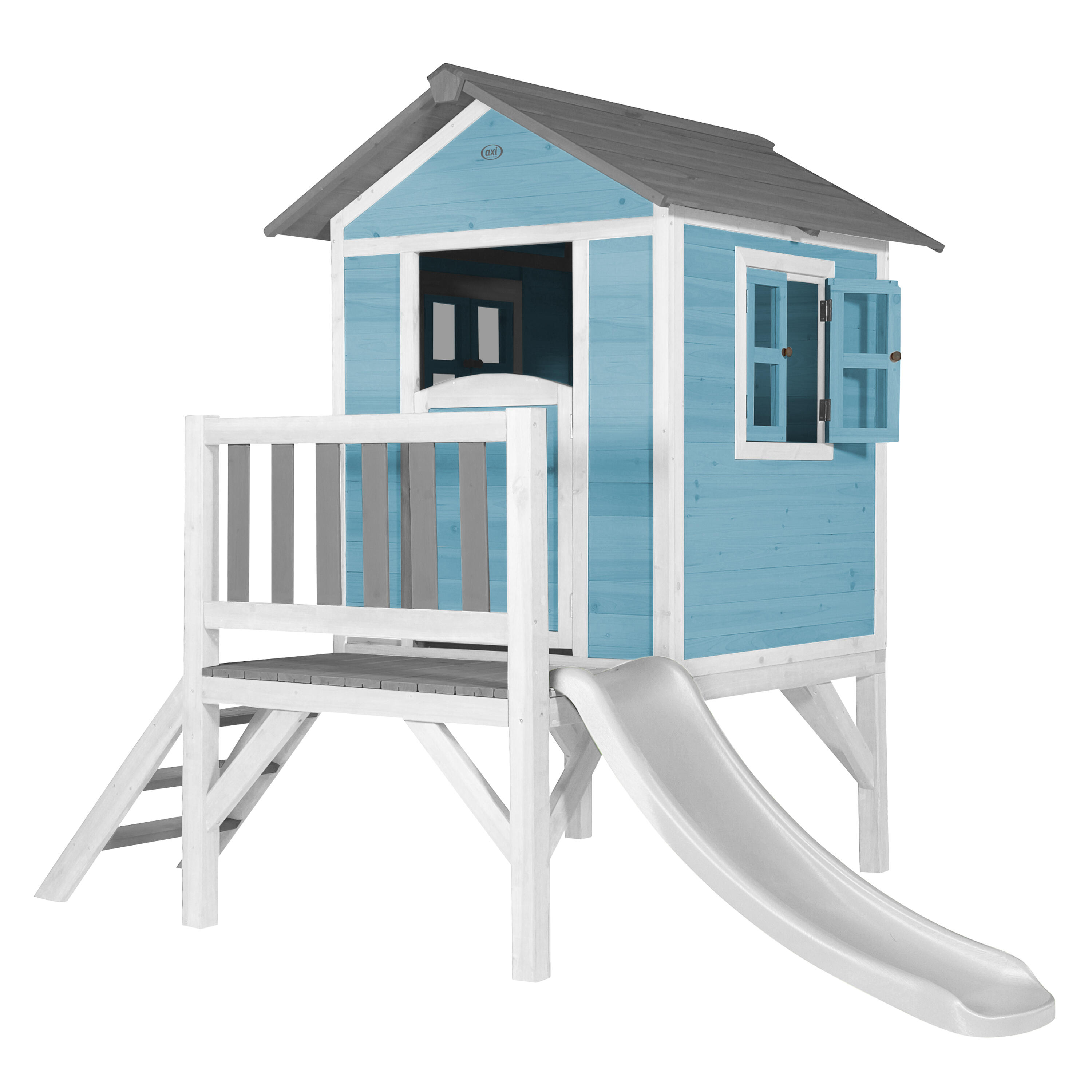 Domek dla dzieci AXI Beach Lodge XL, zjeżdżalnia, Drewno FSC