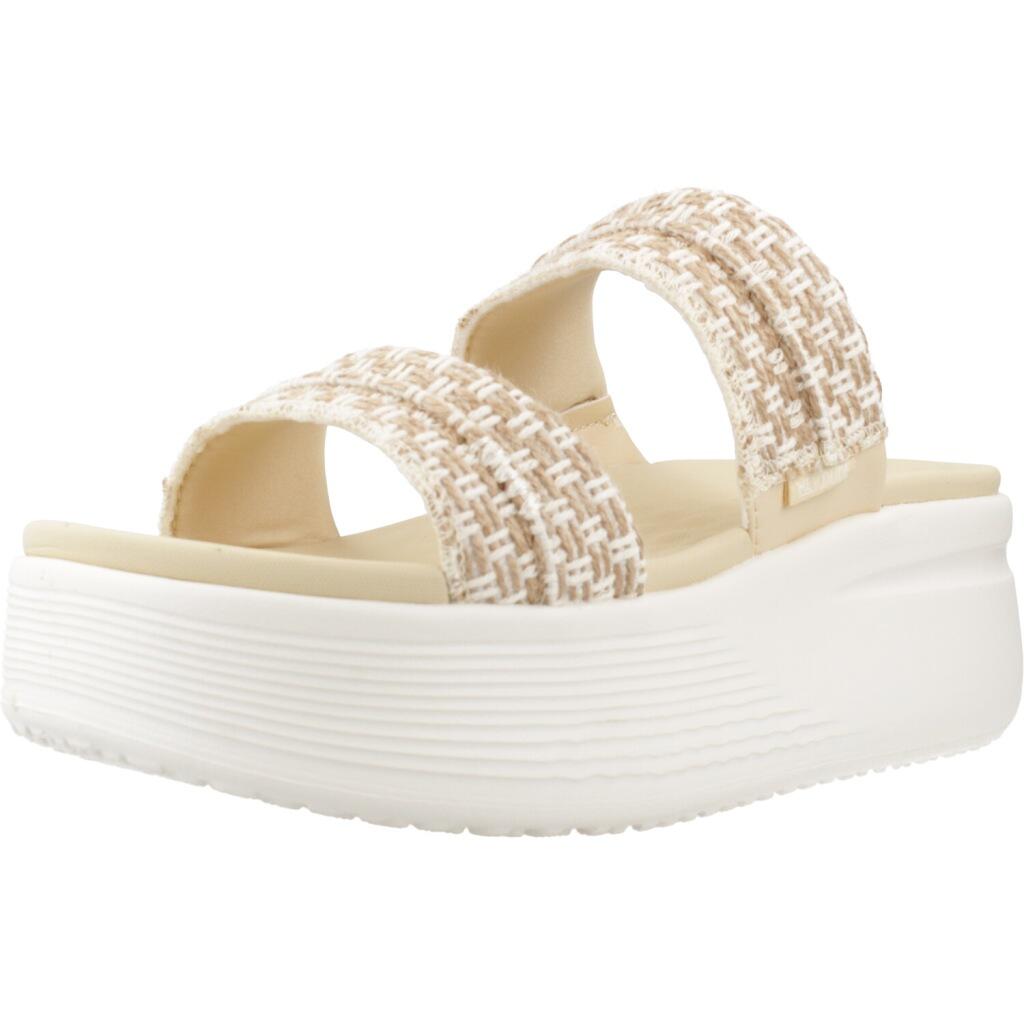 Sandały HEY DUDE AUSTIN SLIDE WOVEN BOULDER Beżowy