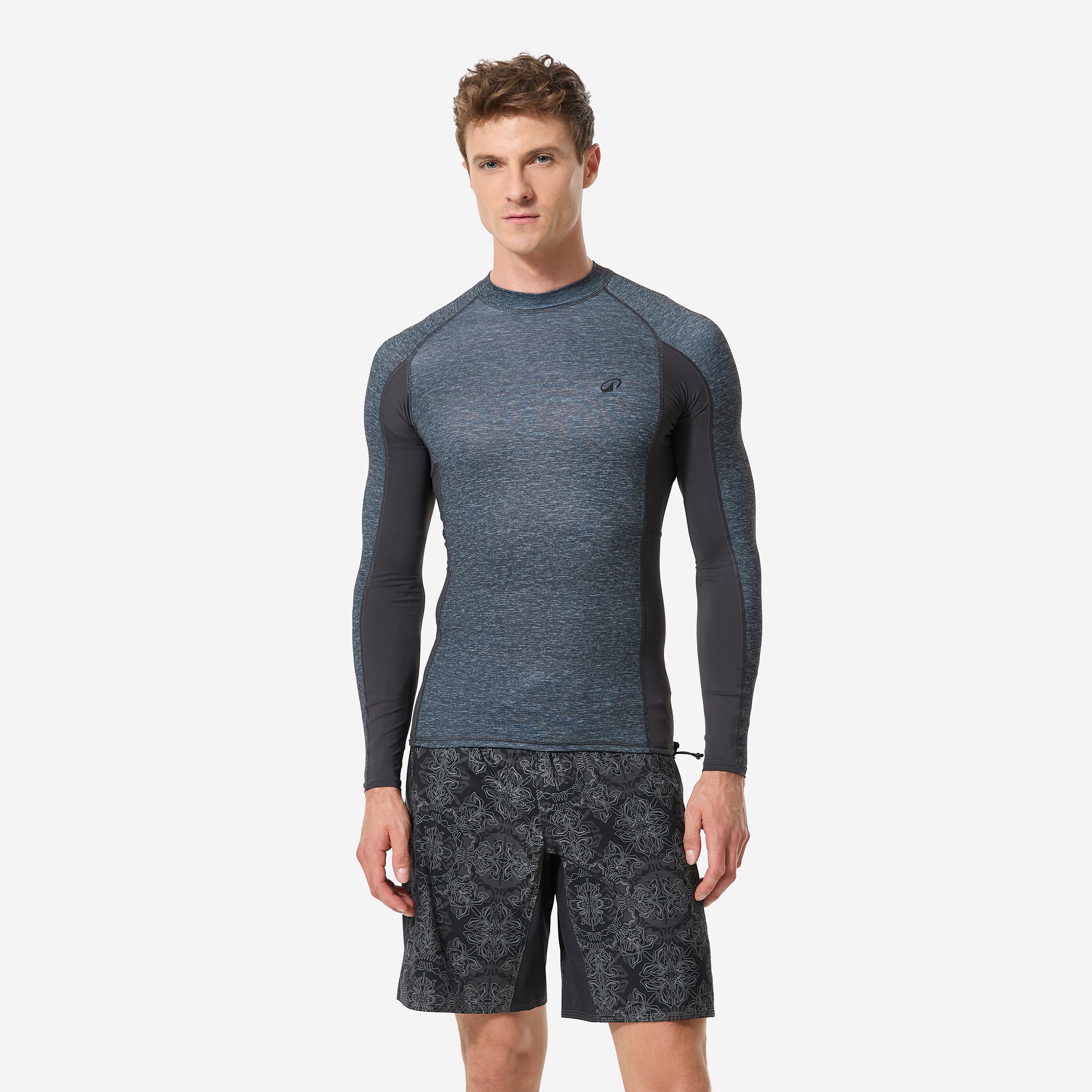 Top UV surfingowy męski Decathlon 500 długi rękaw