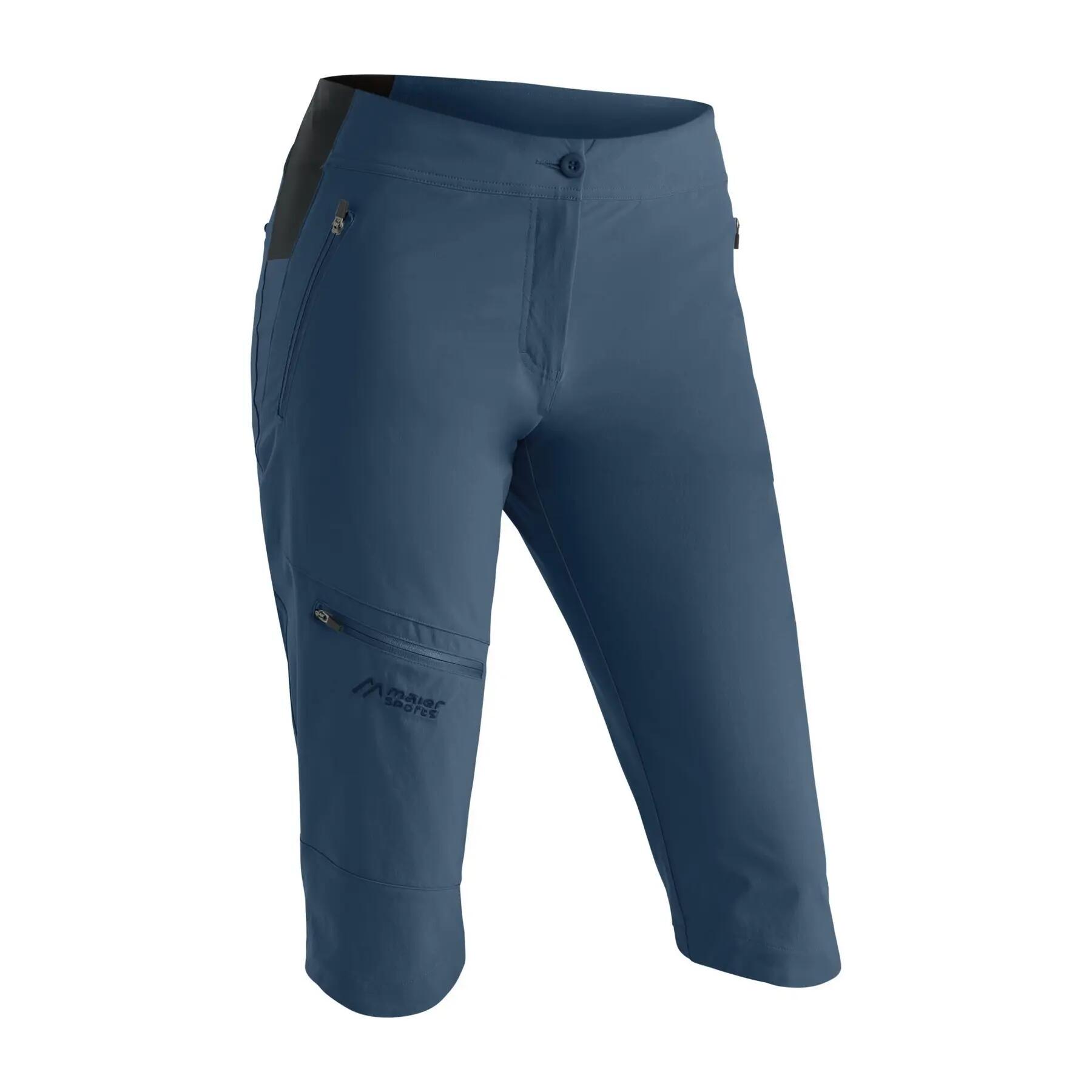 Damskie spodnie trekkingowe slim Maier Sports Capri Vario
