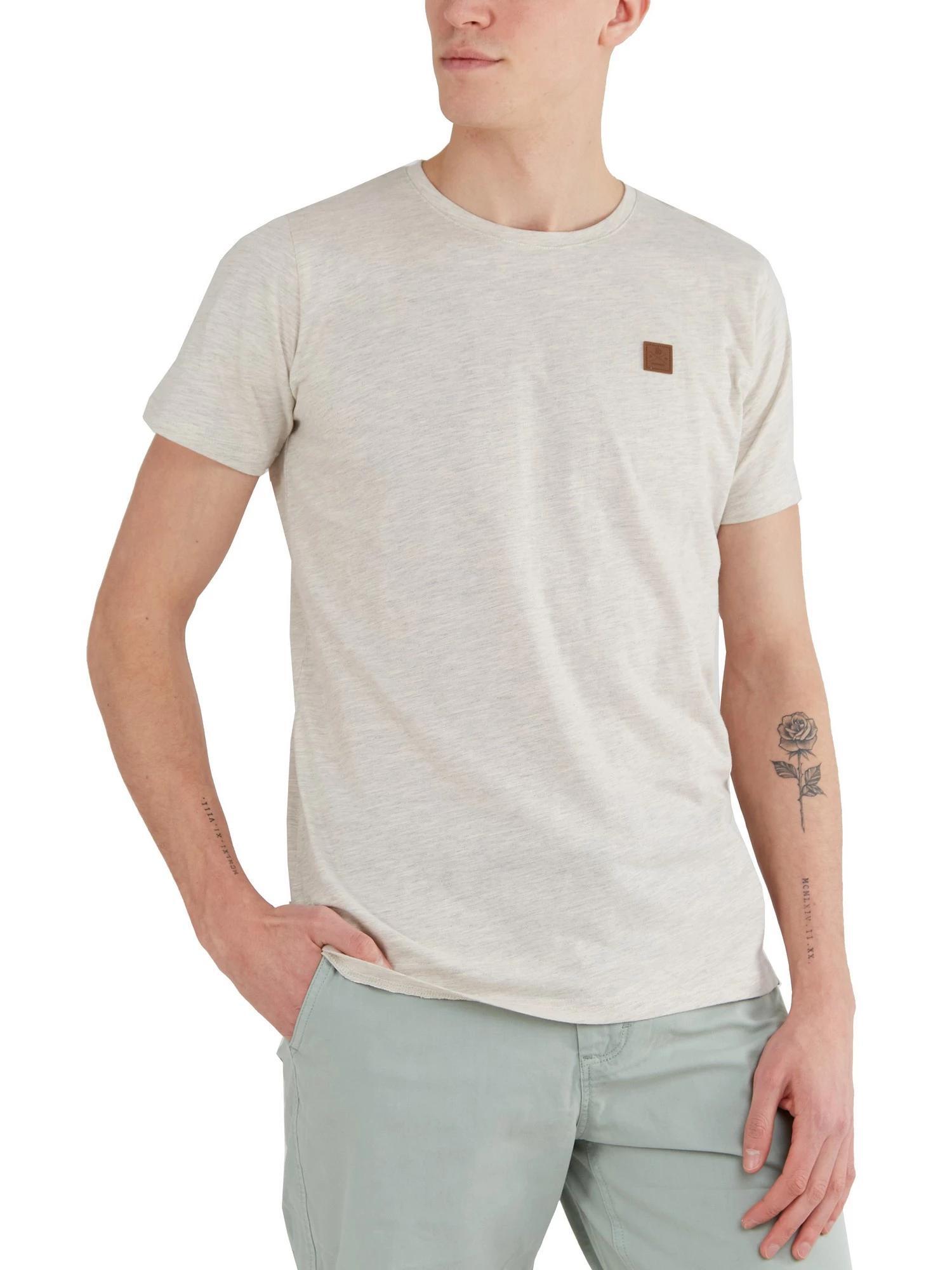 T-shirt męski Fundango Jaggy Strukturyzowany krótki rękaw