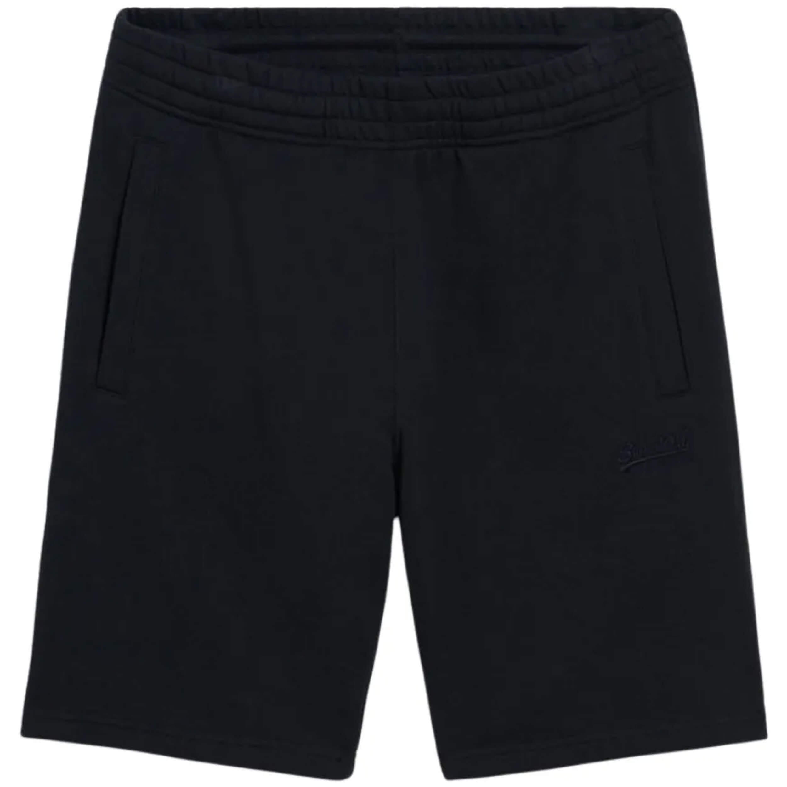 Szorty Superdry Essential Logo wygodne czarne