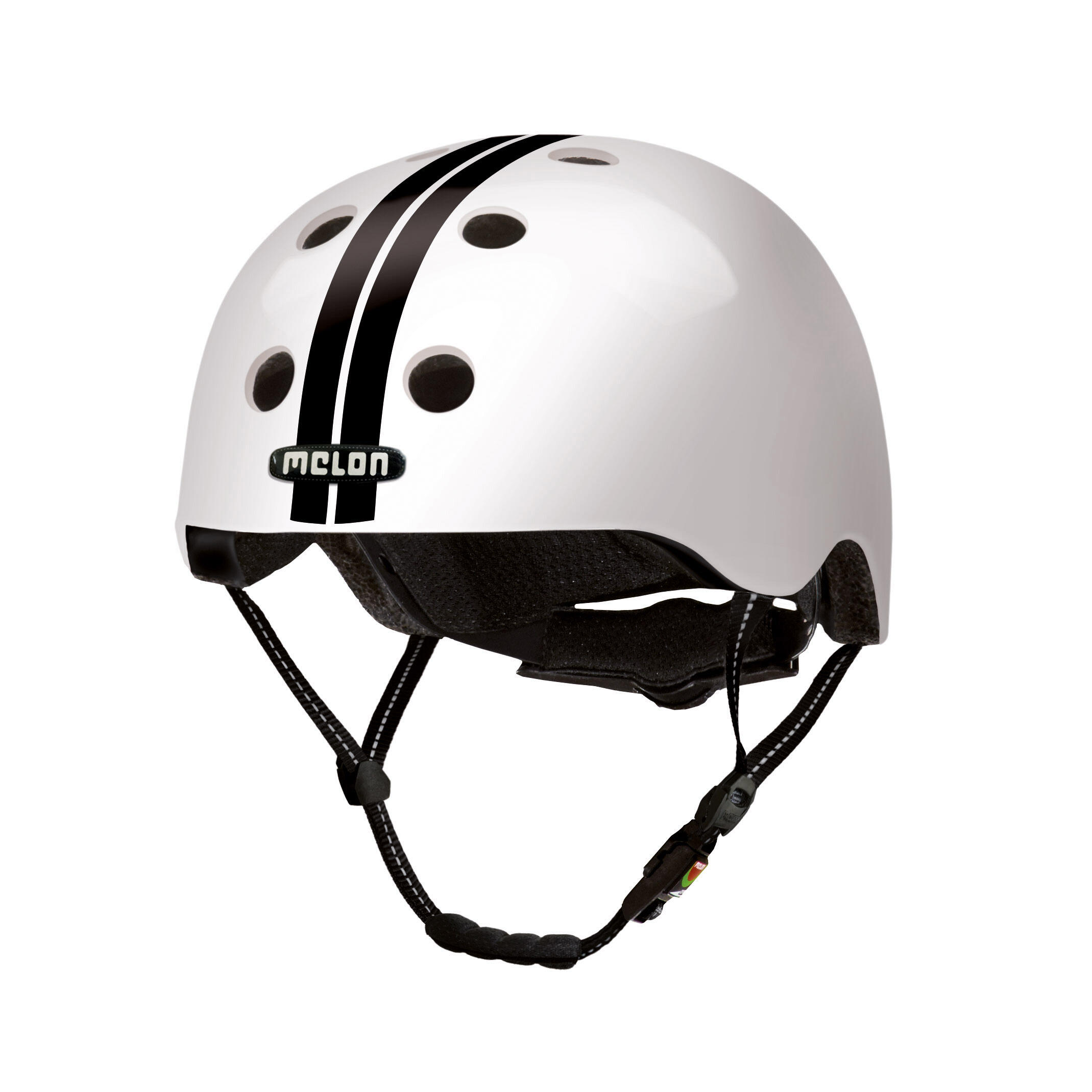 Zdjęcia - Kask rowerowy Melon Kask  Urban Active Czarny Biały XXL Czarny/Biały 58-63 cm 