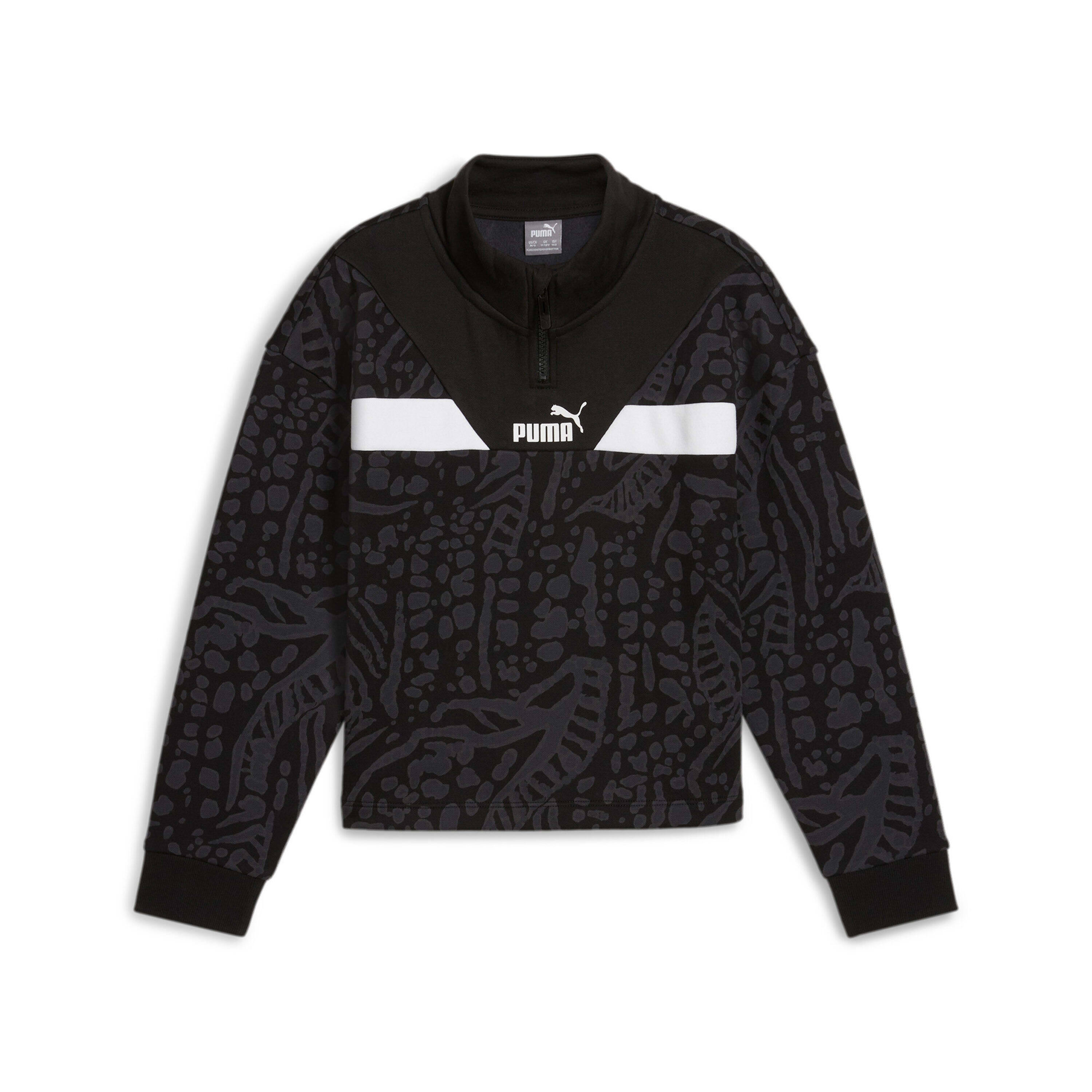 Dziewczęca bluza z kapturem Puma Power Hypernatural AOP