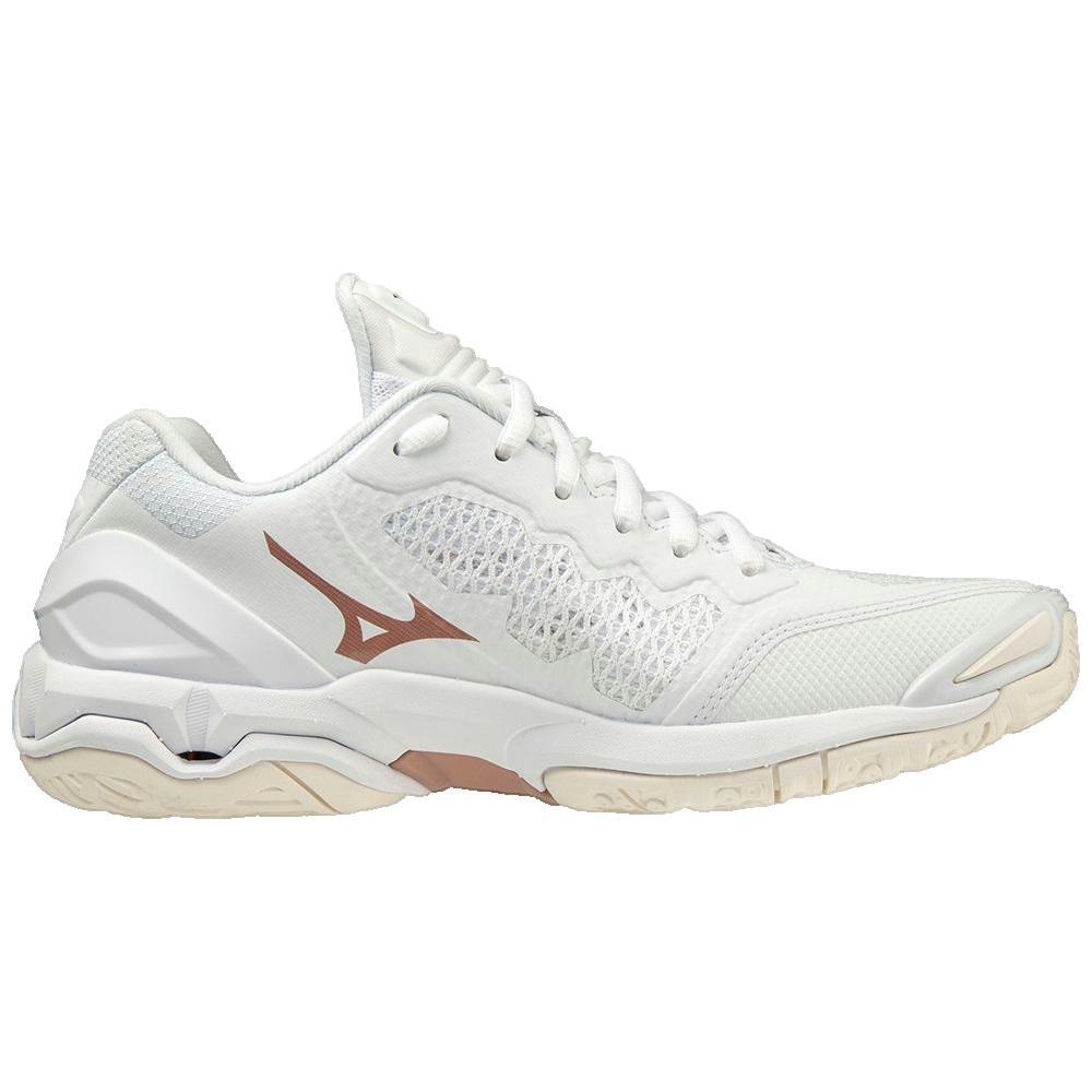 Buty sportowe Mizuno Weave Stealth Białe Piłka ręczna