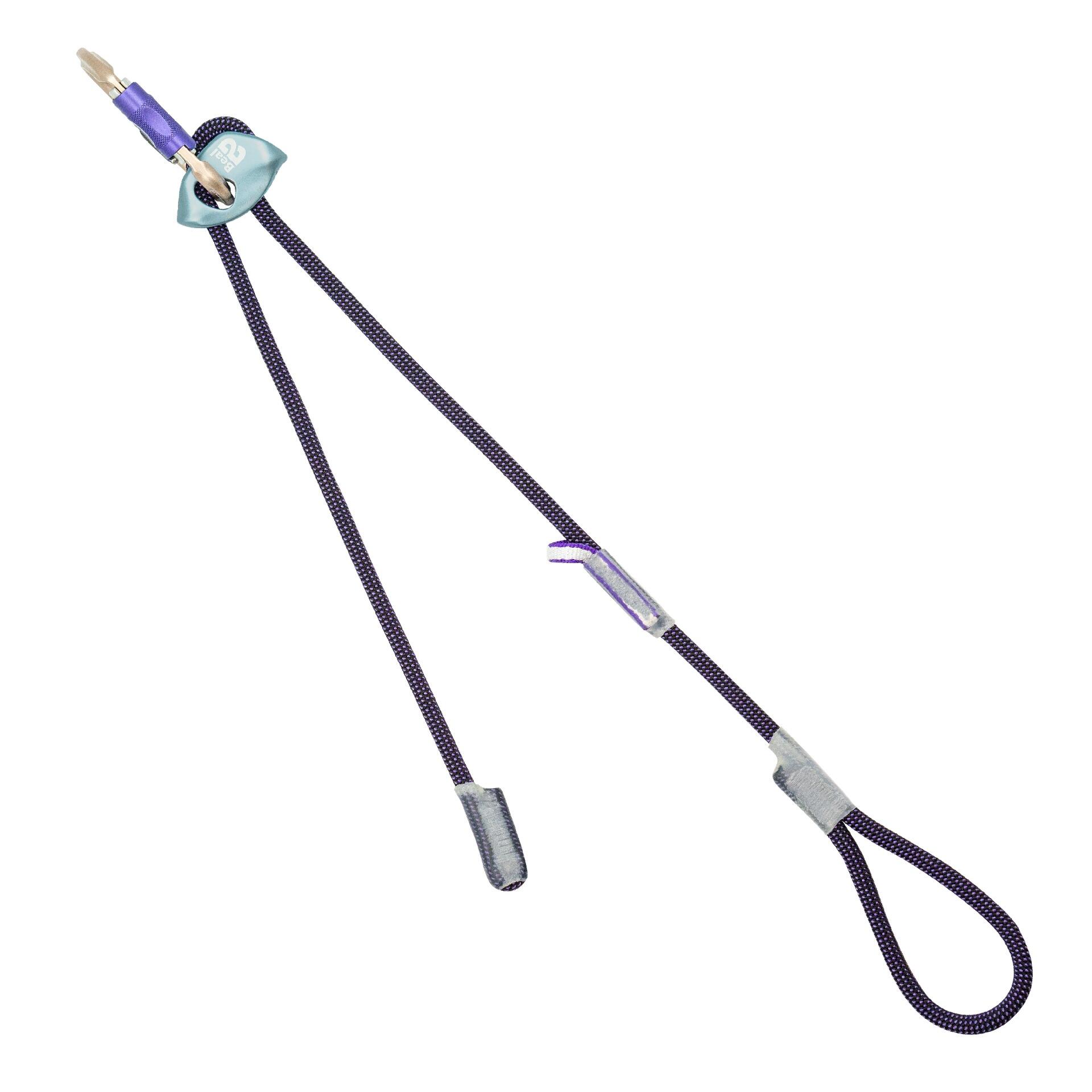 Lonża regulowana Beal Expresso Stone z karabinkiem (2 punkty wpięcia)35/40-100cm