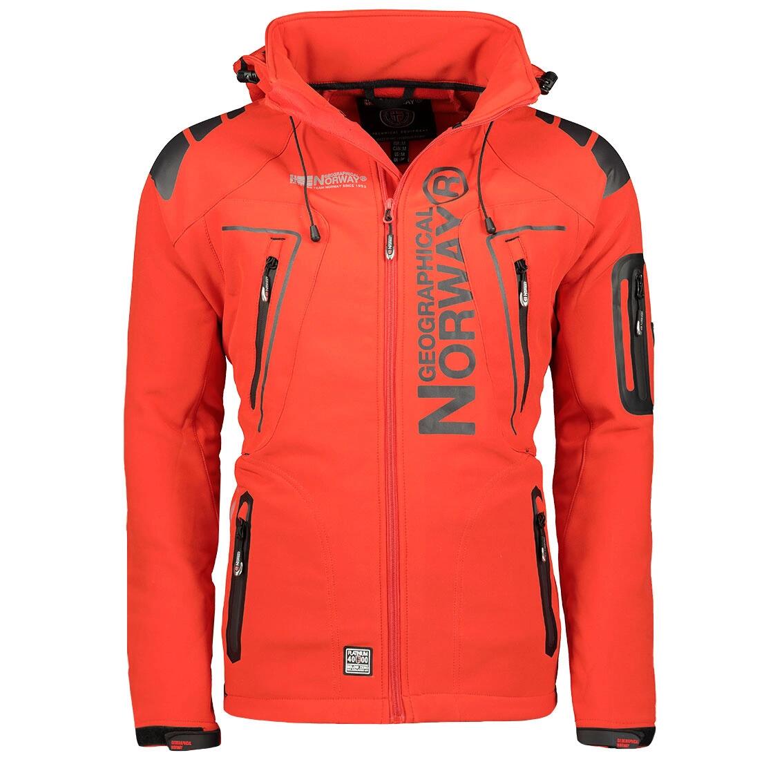 Kurtka sportowa męska Geographical Norway Techno MEN 056 BS3 z regulowanym