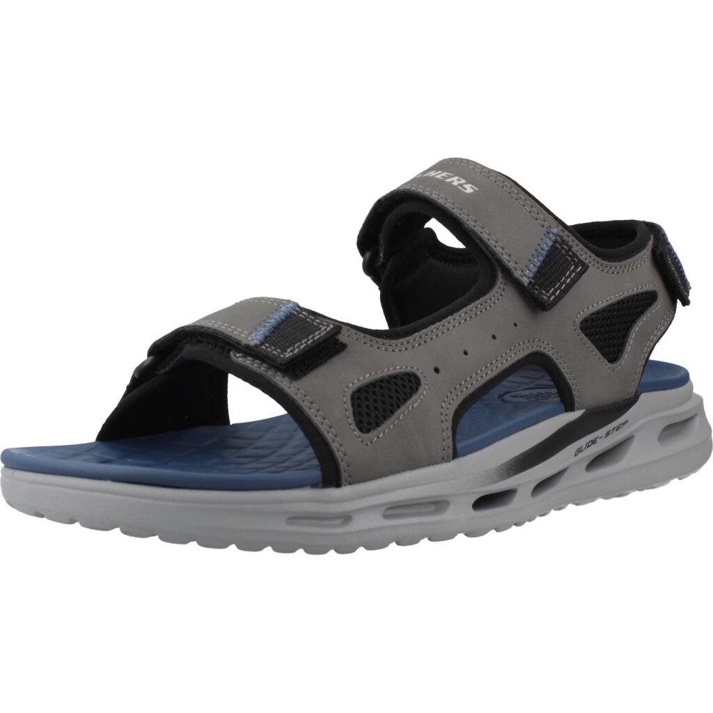 Sandały SKECHERS ORVAN SD GAMBLE Szary