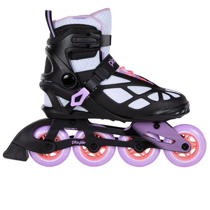 Jazda na rolkach freeskate Playlife Lancer White 84