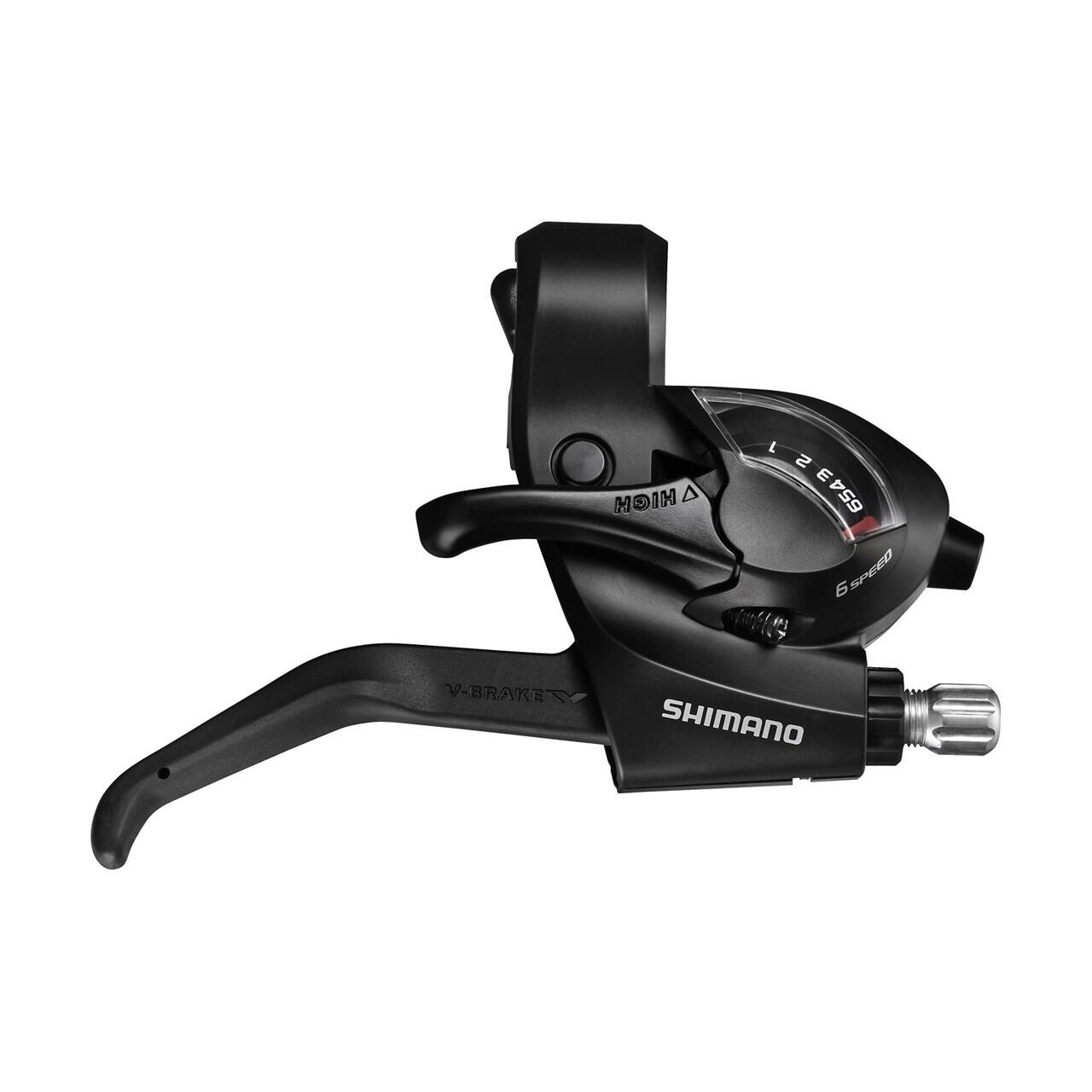 Dźwignia zmiany biegów i hamulca tylnego 6V Shimano ST-EF41