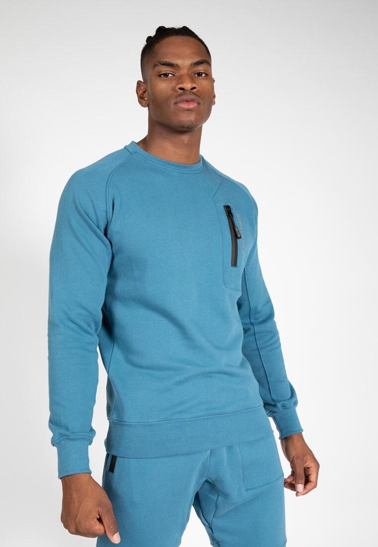 Newark Sweatshirt - Niebieski