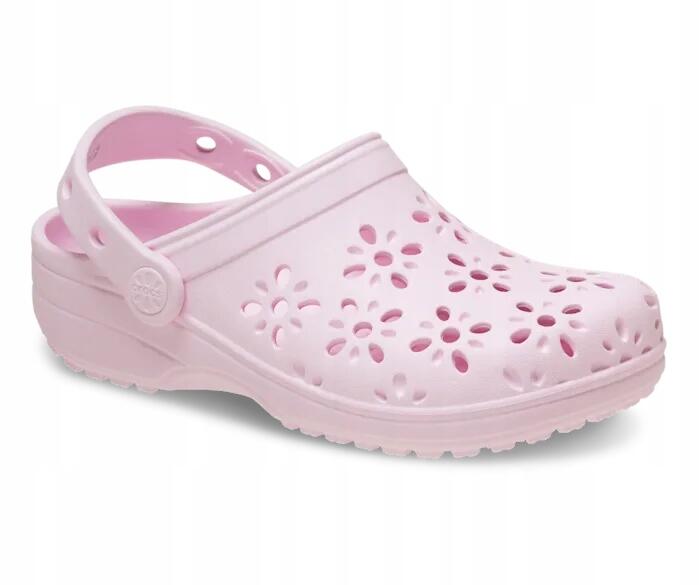 Chodaki Dla Dzieci Crocs Classic Floral Cut Out Clog