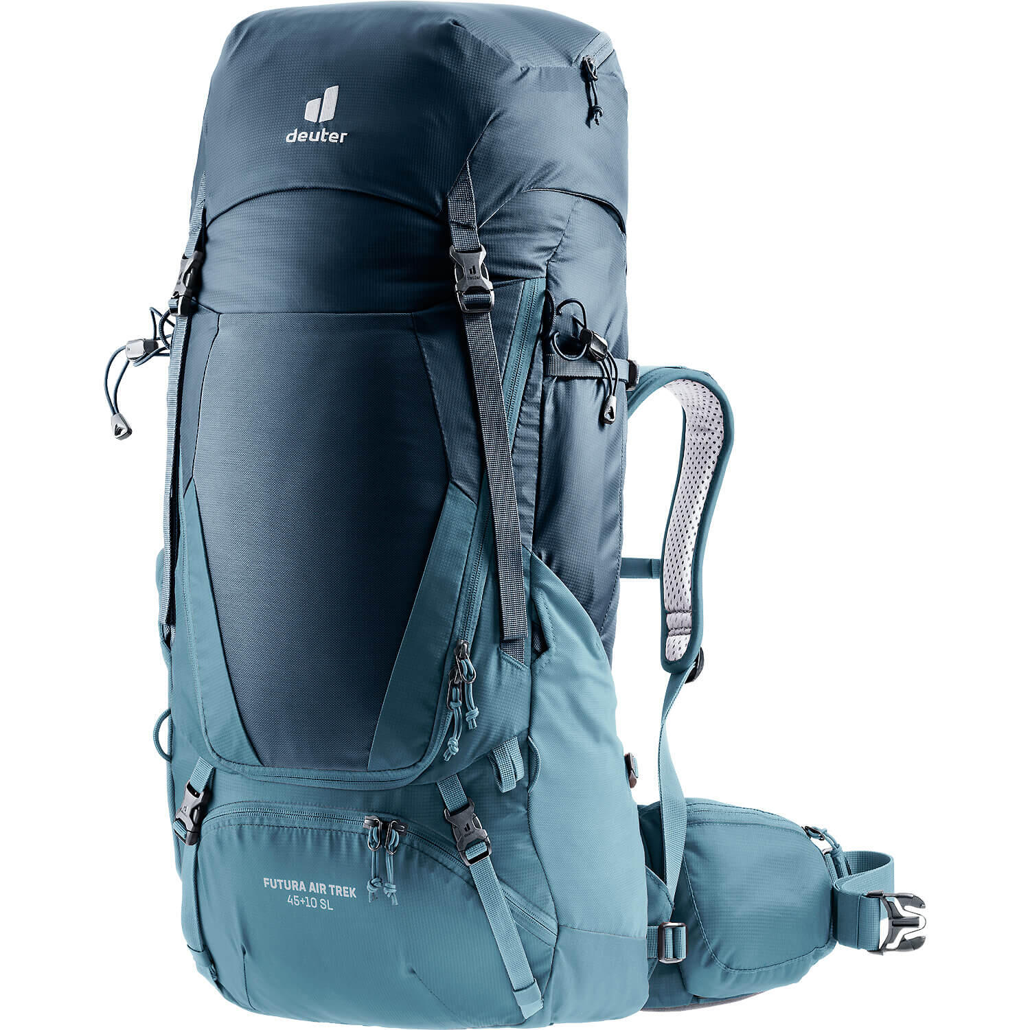 Plecak trekkingowy damski Deuter Futura Air Trek 45 + 10 SL - marine/lake