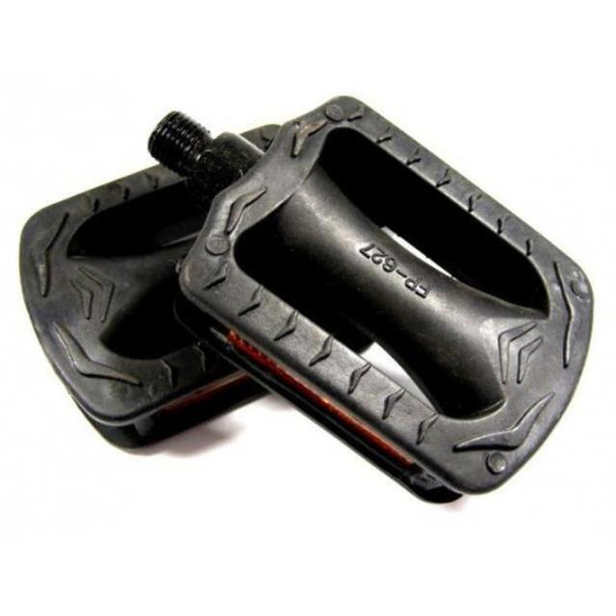 Pedały FP-627 czarne 1/2 with reflector dziecinne