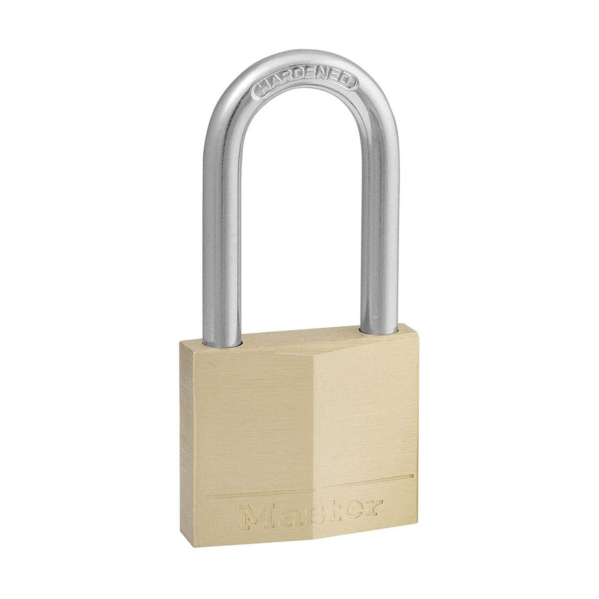 Mosiężna kłódka na klucz Master Lock 140EURDLF ze średniej wielkości kabłąkiem