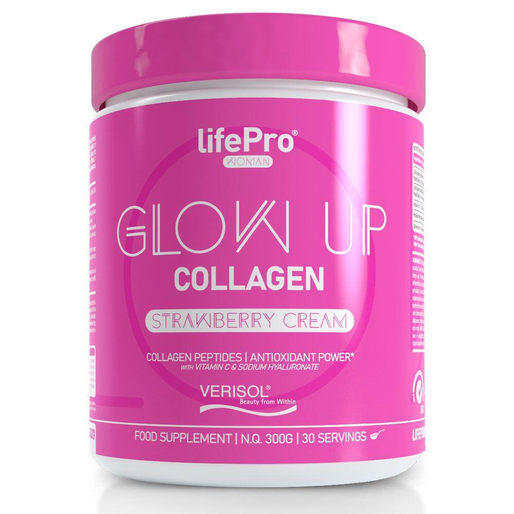 Glow Up Collagen - 300g Krem i truskawka LifePRO