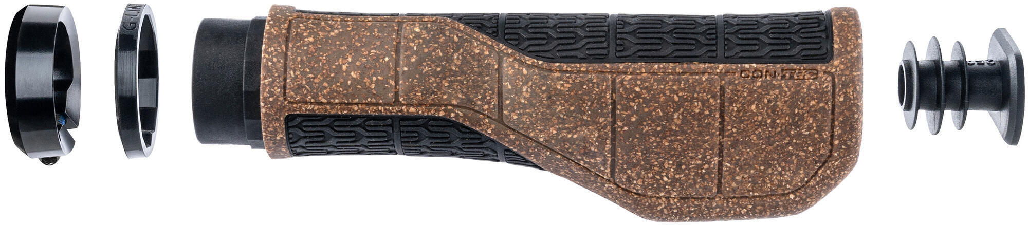 Ergonomiczne uchwyty rowerowe Contec Ct grip, 140mm z korka