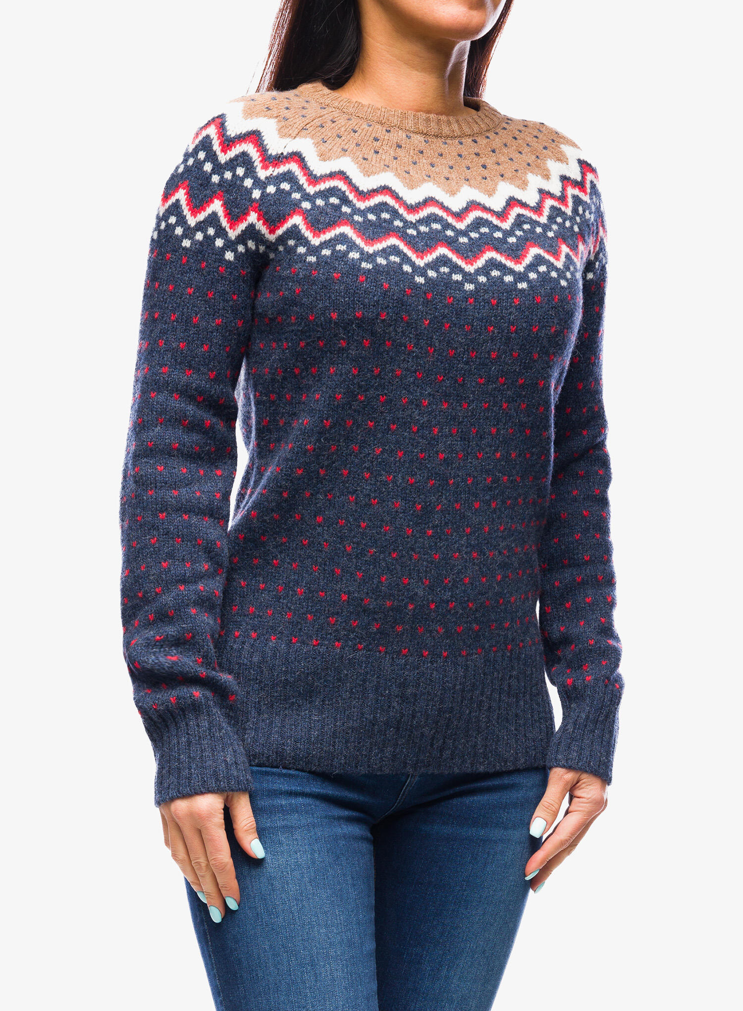 Sweter damski Fjallraven Ovik Knit Sweater