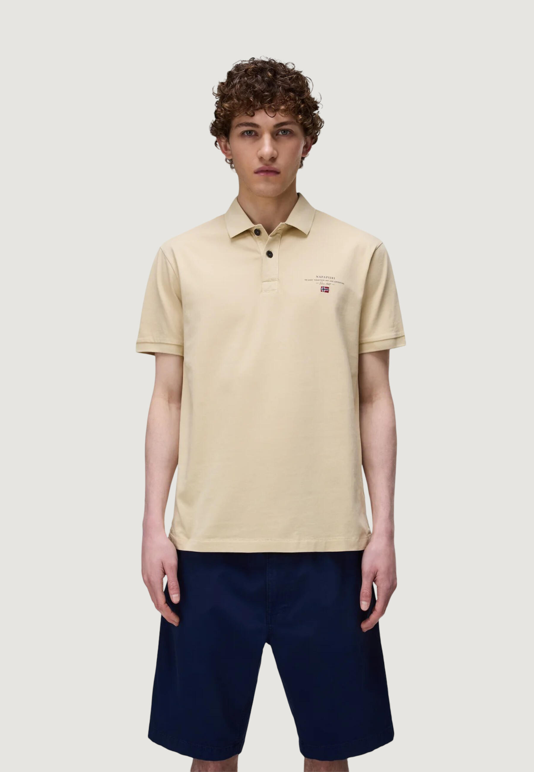 Polo z krótkim rękawem Mężczyzna NAPAPIJRI ELBAS JERSEY