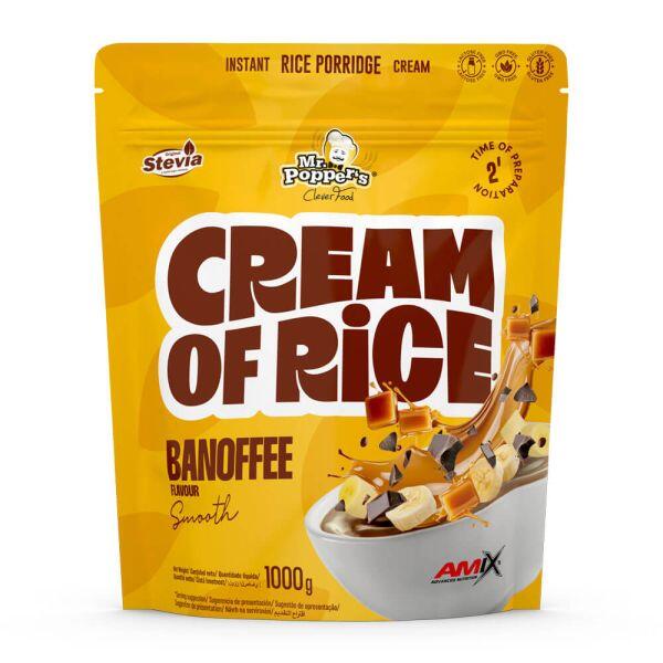 Krem Ryżowy (Crema de Arroz) - 1Kg Banan Dulce de Leche Amix Nutrition