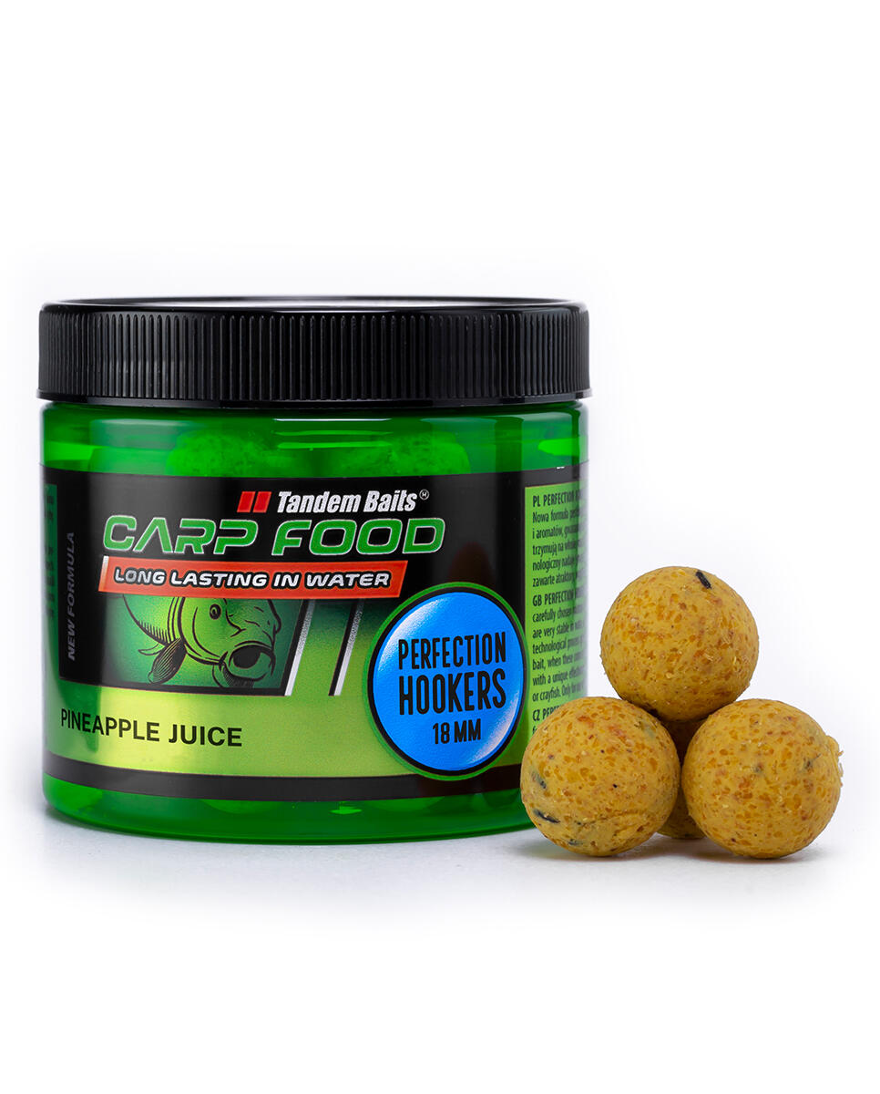 Kulki Haczykowe Carp Food Perfection Hookers 18mm/120g Ananasowy Sok