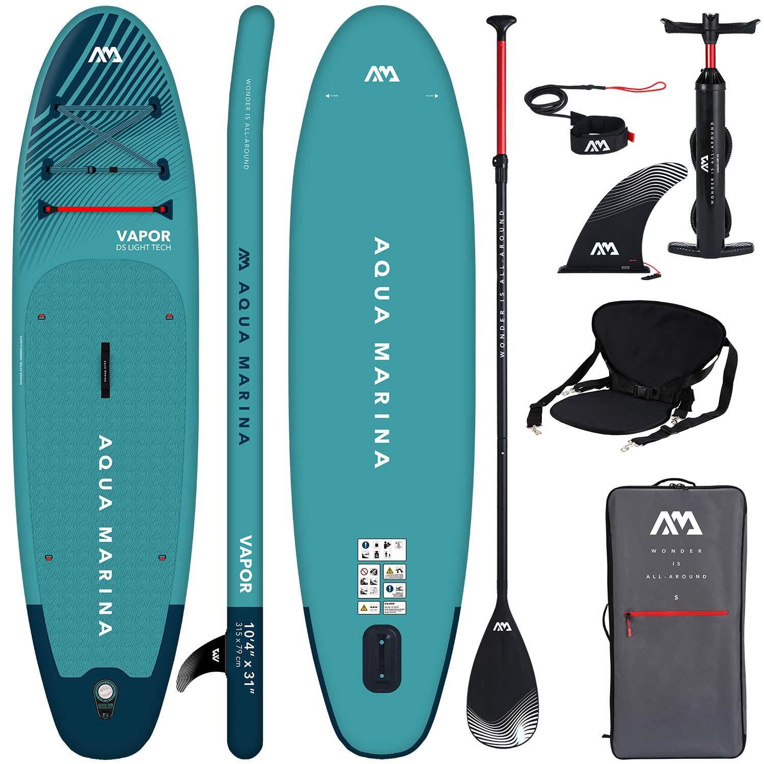 Deska SUP Aqua Marina VAPOR 10'4 + SIEDZISKO