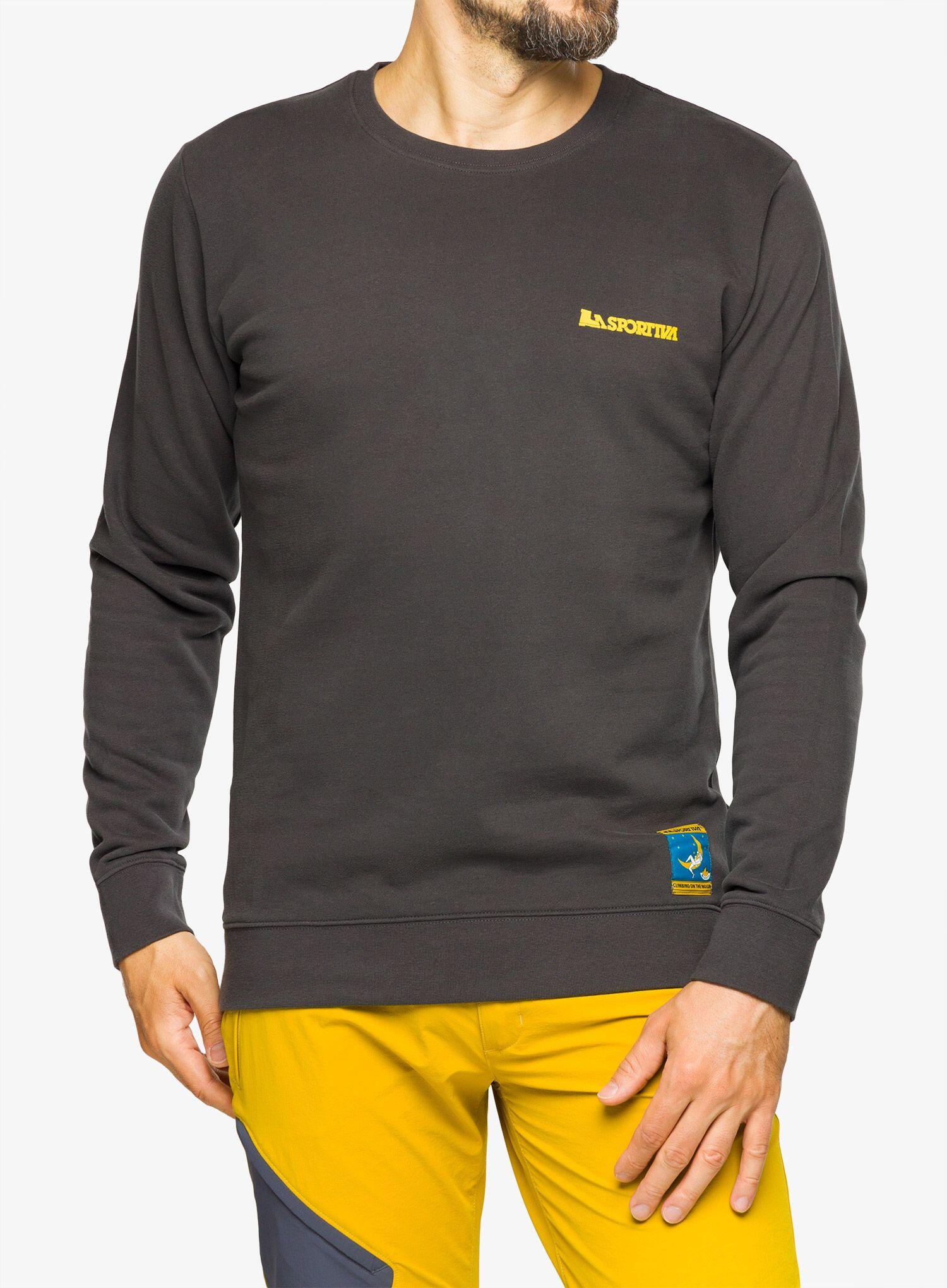Bluza bez kaptura męska La Sportiva Climbing on the Moon Sweatshirt
