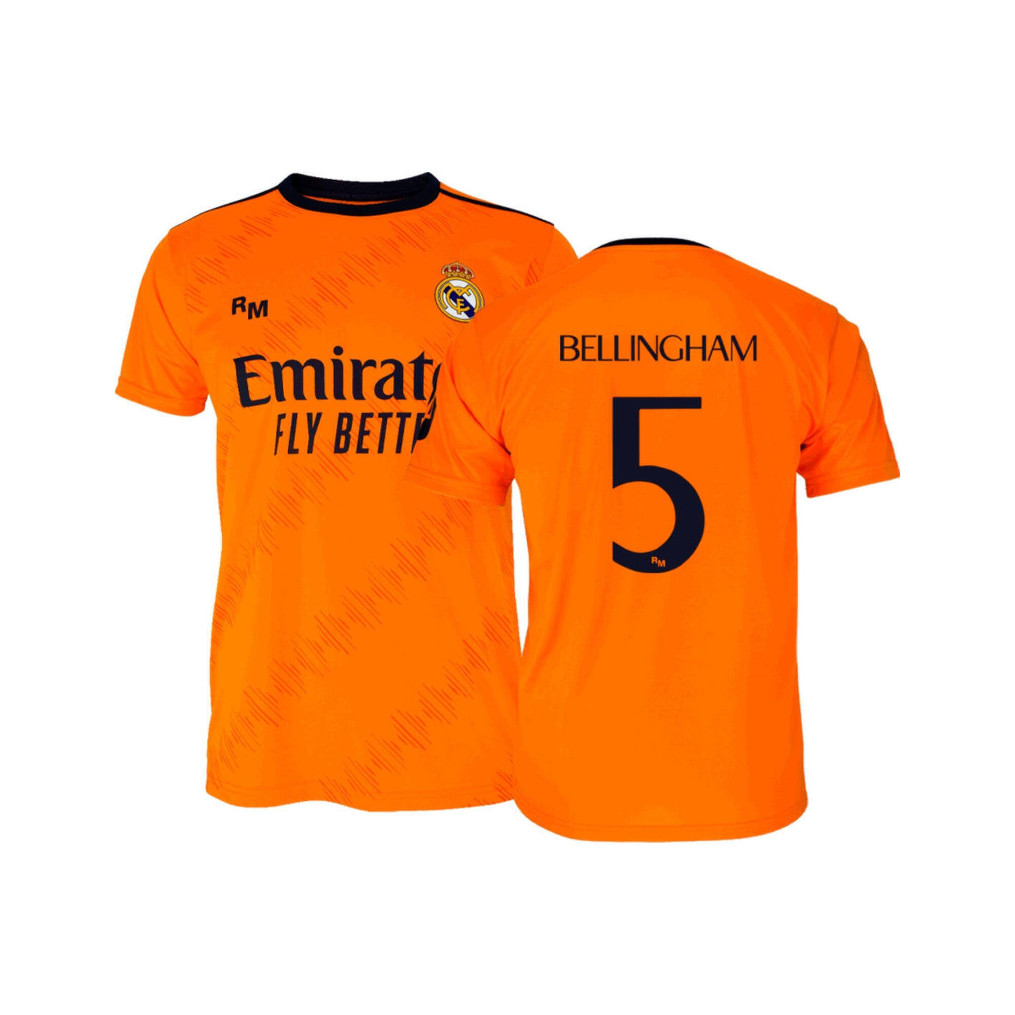Replika Drugiej Koszulki Kibica Real Madryt 2024-25 Premium - Bellingham 5