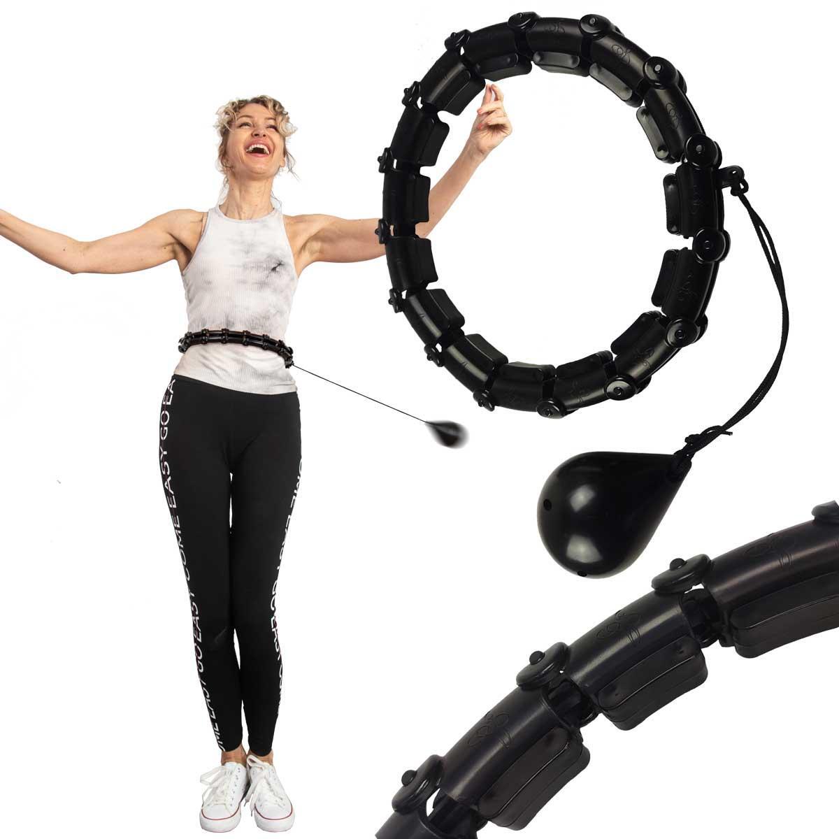 Hula hop fitness Enero Fit regulowana z obciążeniem