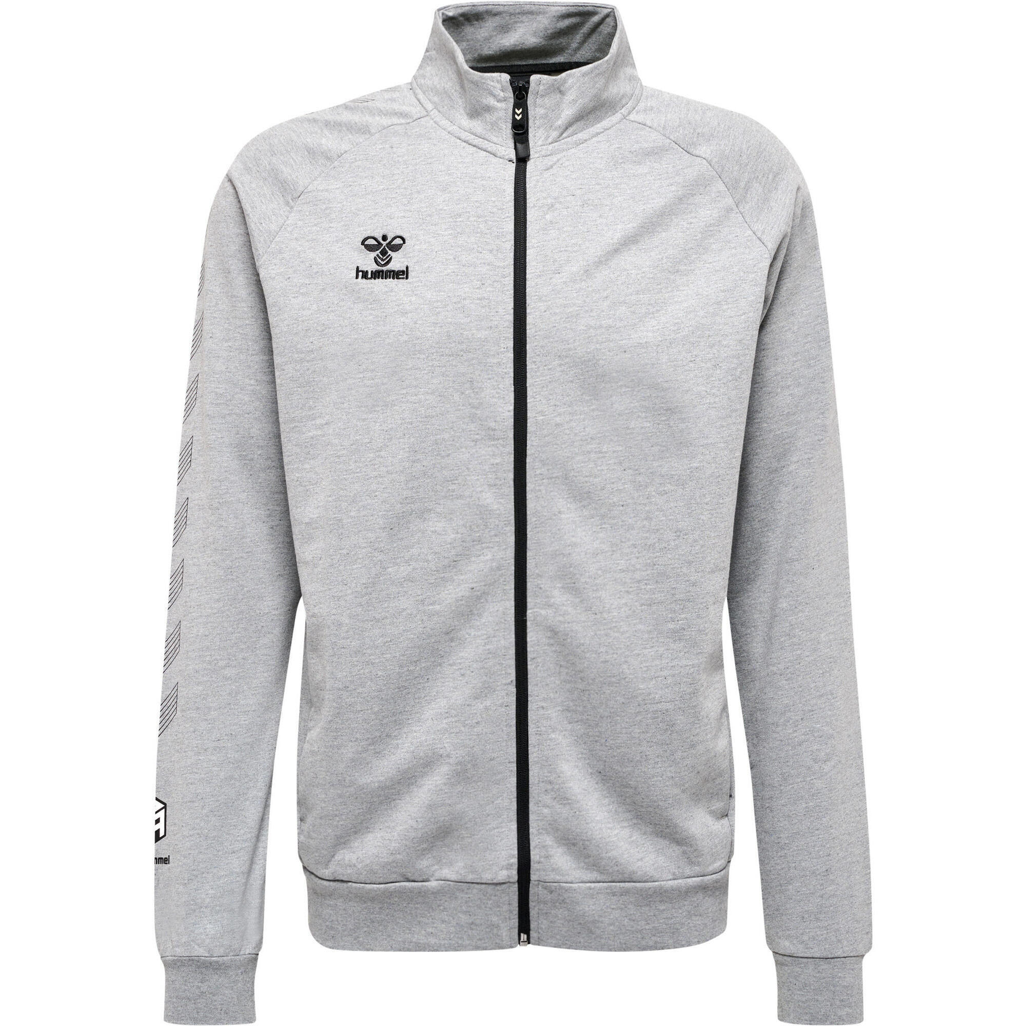 Zapinana na zamek bawełniana bluza dresowa Hummel Move Grid