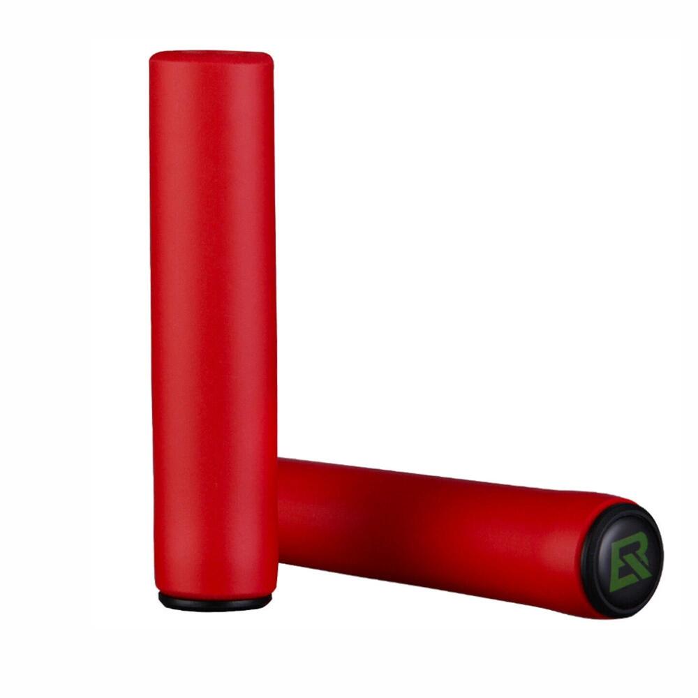 Chwyty silikonowe Rockbros 130 mm czerwone na kierownice