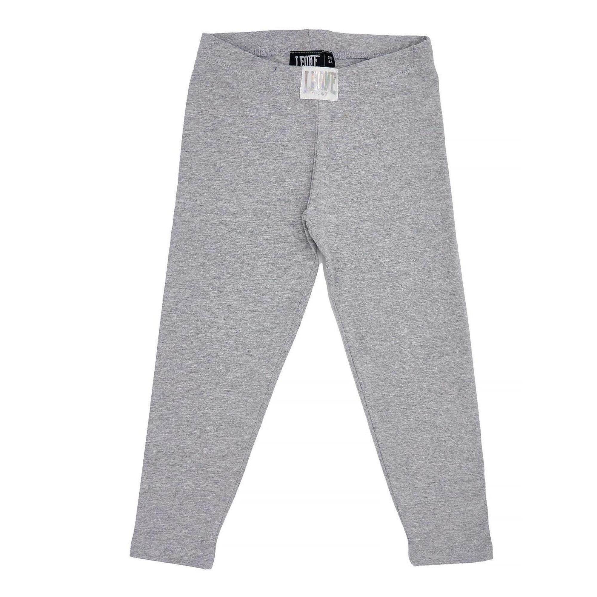 Błyszczące legginsy dziewczęce