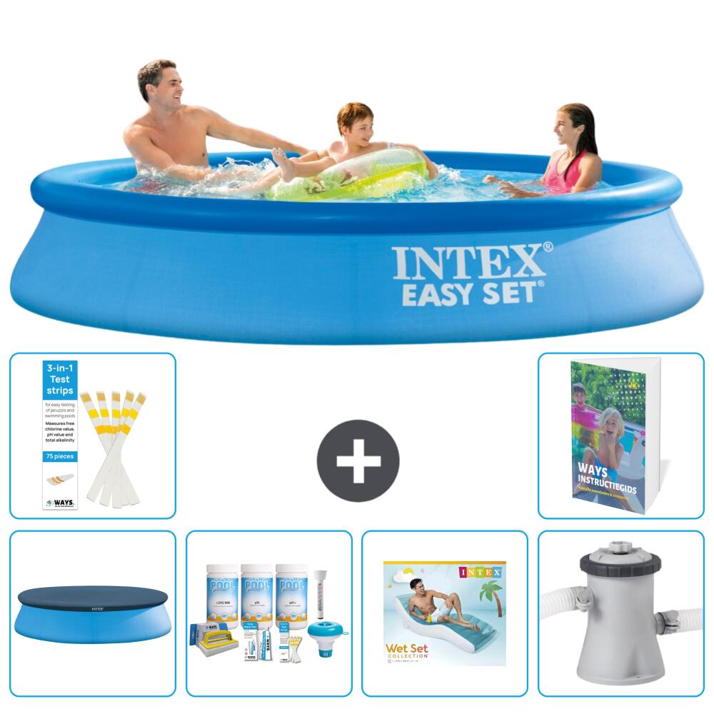 INTEX Basen Easy Set Okrągły - 305x61 cm - 7-częściowy S172