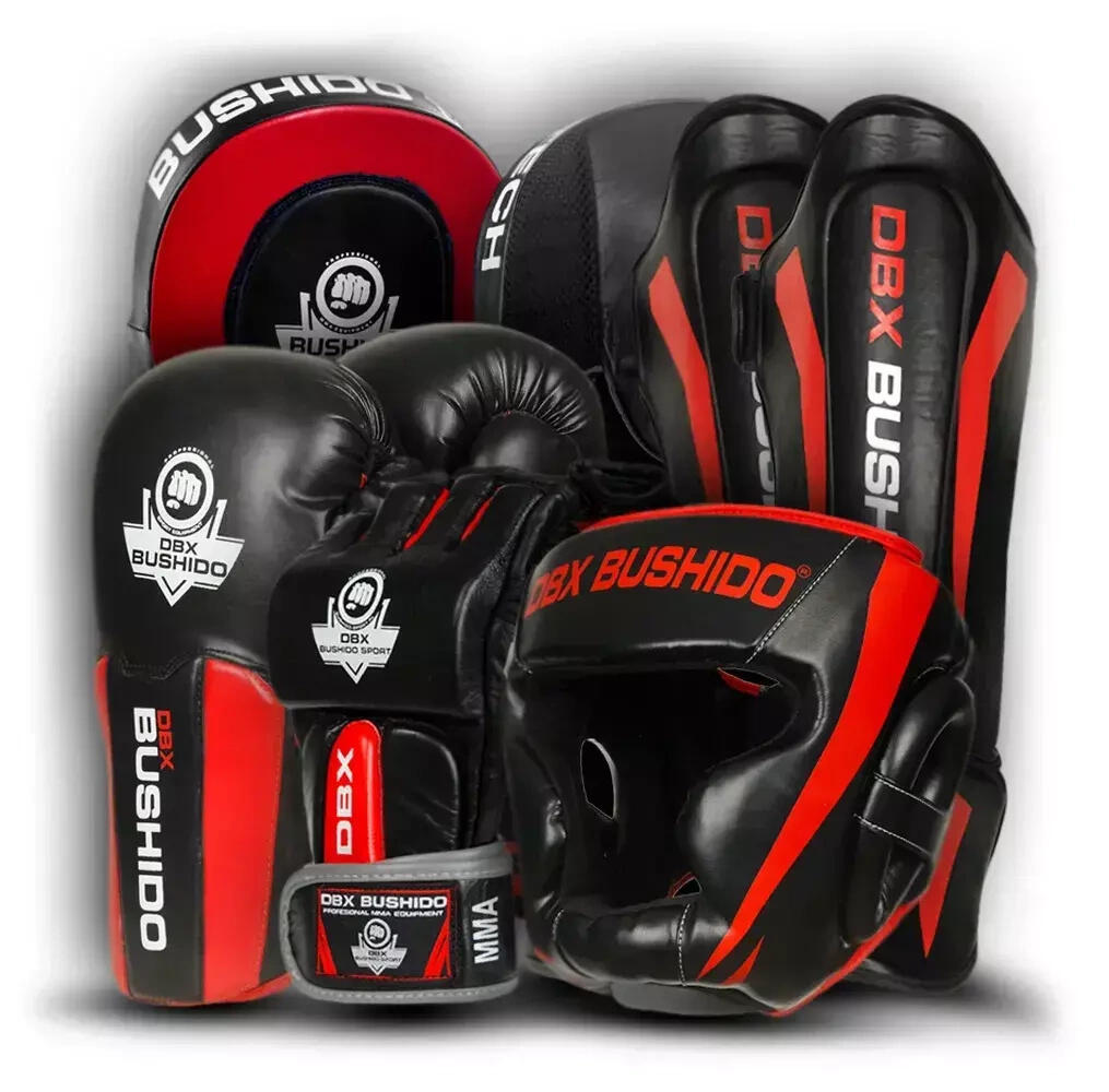 Kolekcja sprzętu MMA DBX BUSHIDO RED PREDATOR