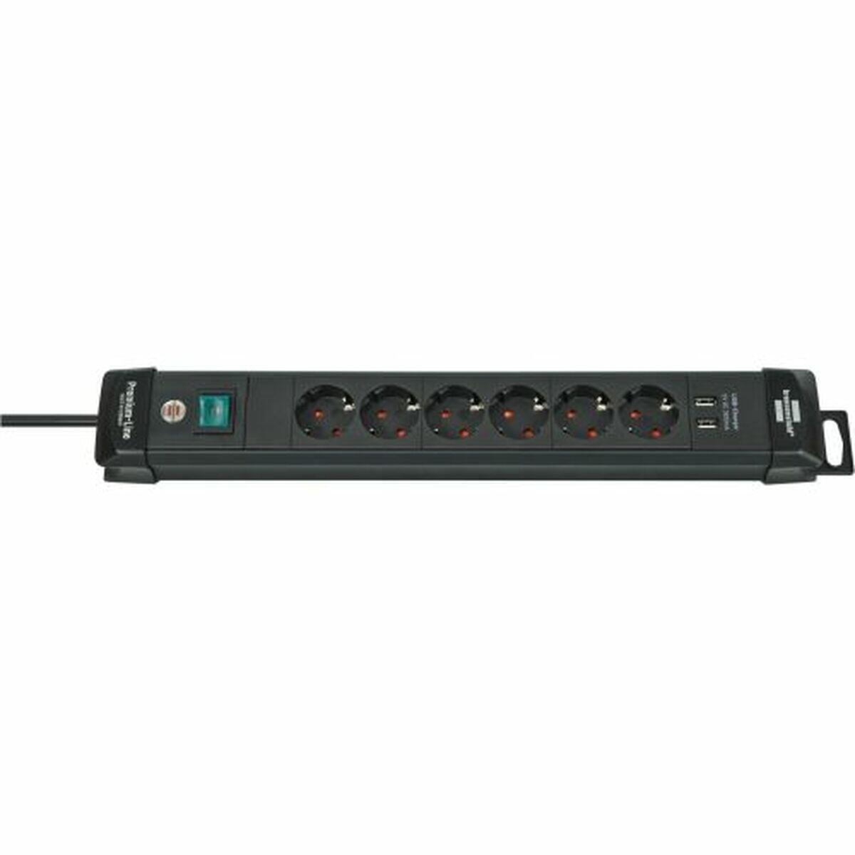 Przedłużacz 6 Wejść z Przełącznikiem Brennenstuhl Premium-Line 3600 W