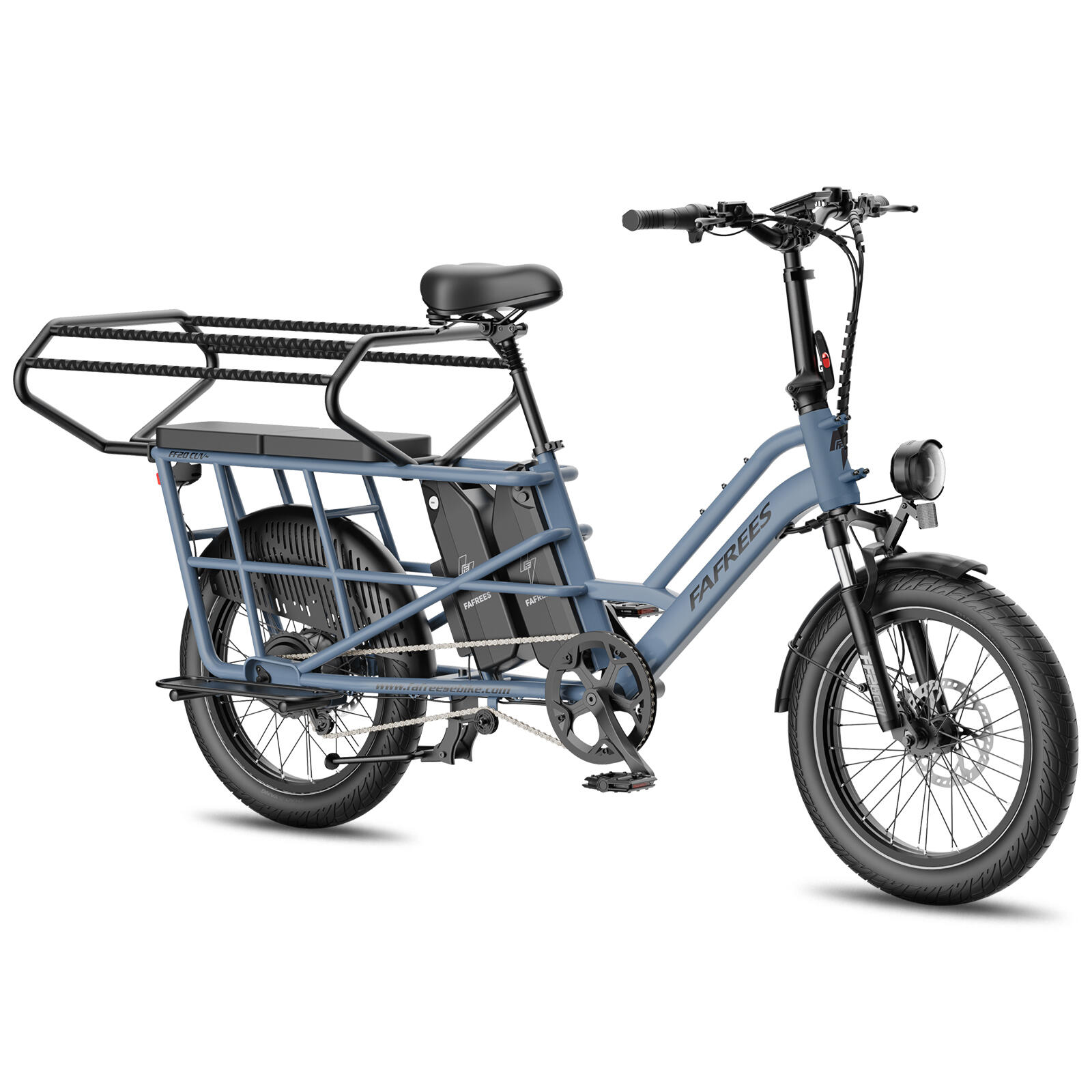 FAFREES FF20 CUV Elektryczny Rower Transportowy, Podwójny Akumulator 15 Ah