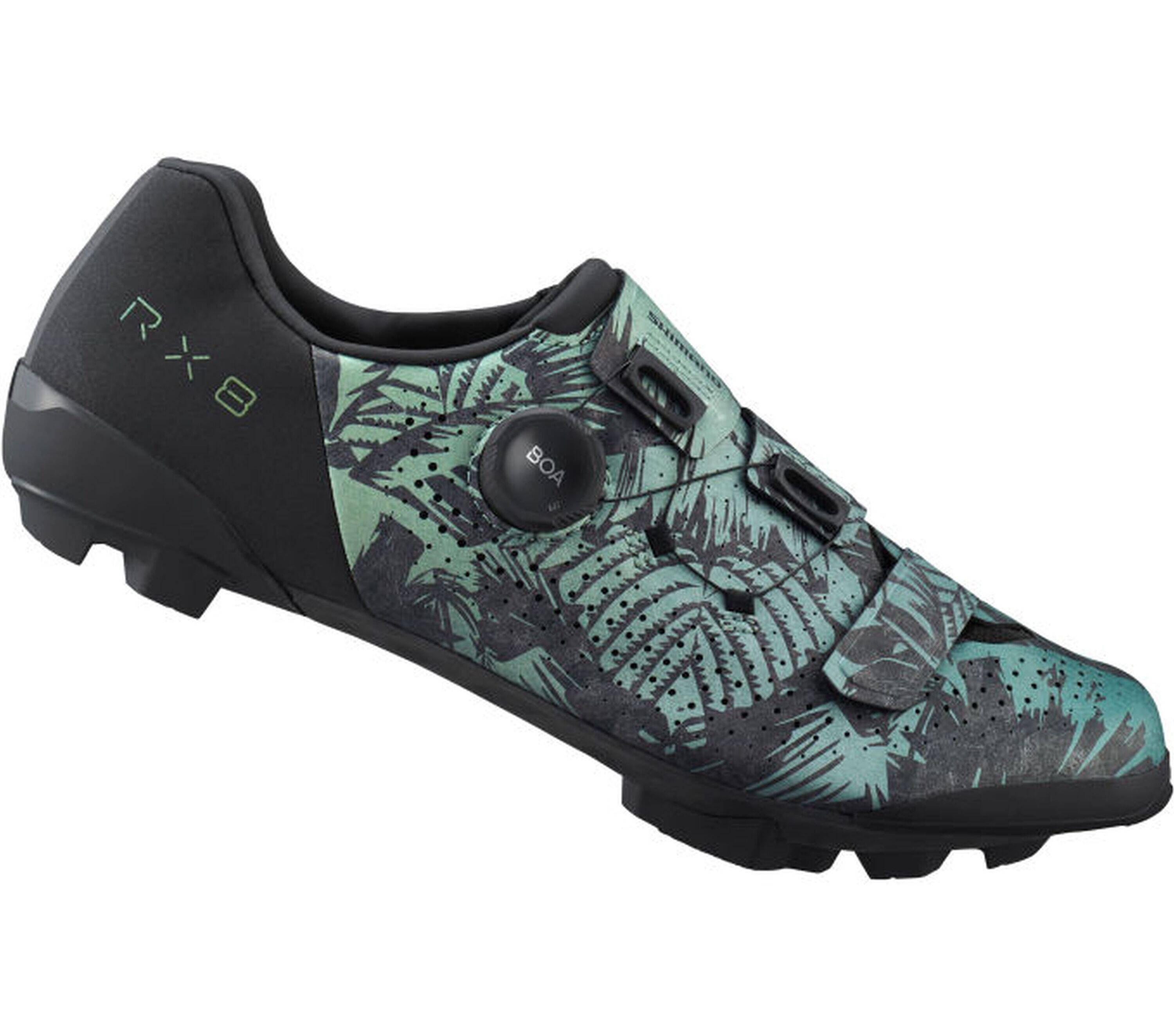 Gravel - Buty rowerowe RX80, Tropical Leaves