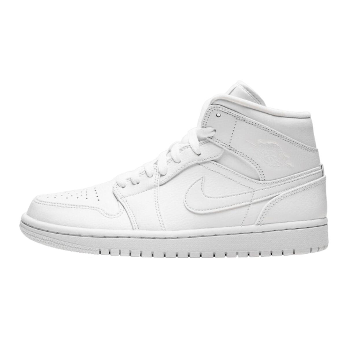Air Jordan 1 Mid Triple White