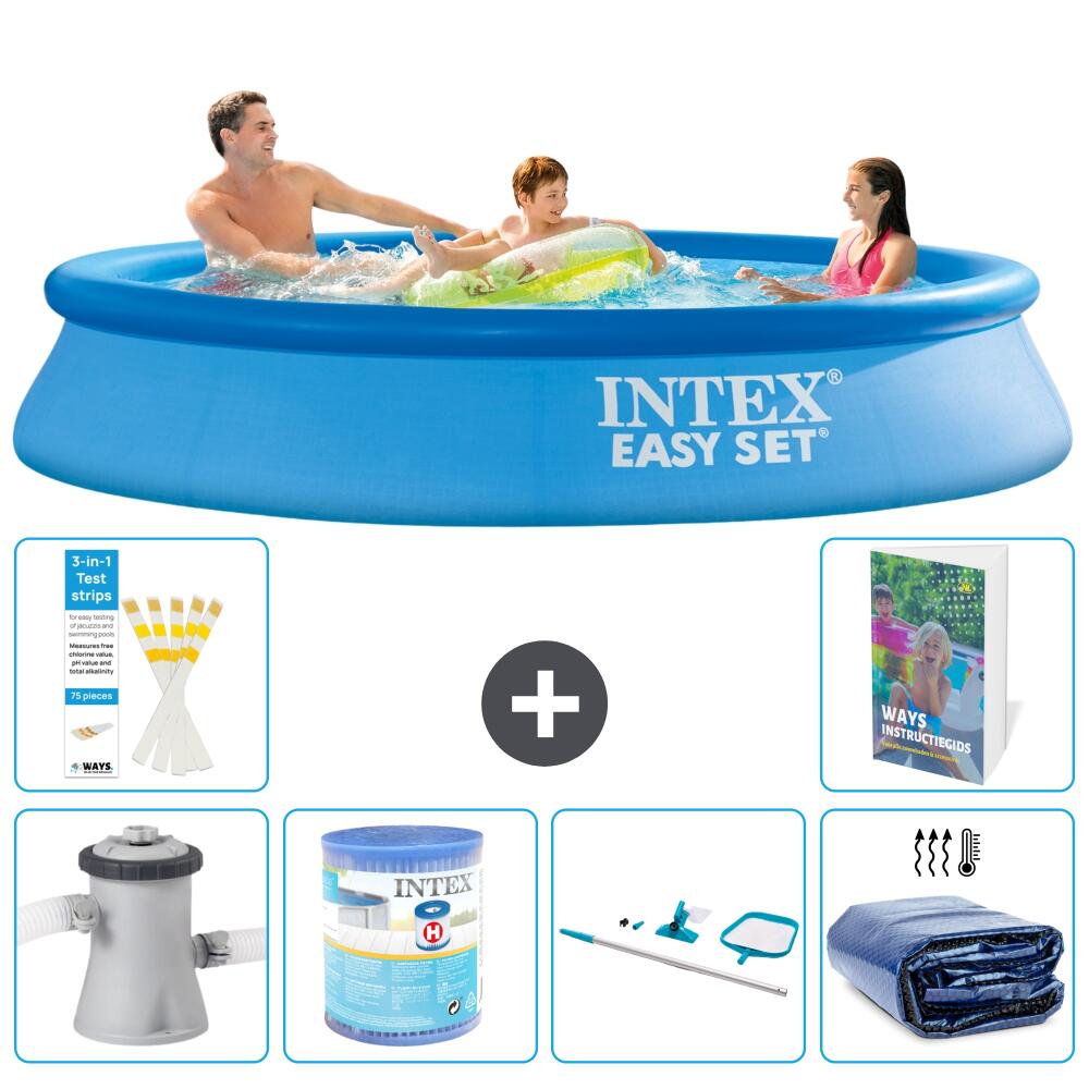 INTEX Basen Easy Set Okrągły - 305x61 cm - 7-częściowy S194