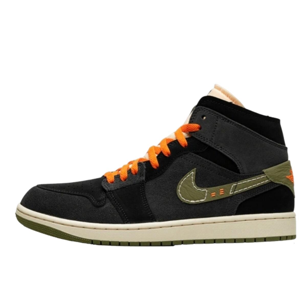 Buty do chodzenia dla dorosłych Air Jordan 1 Mid SE Craft Anthracite Light Olive