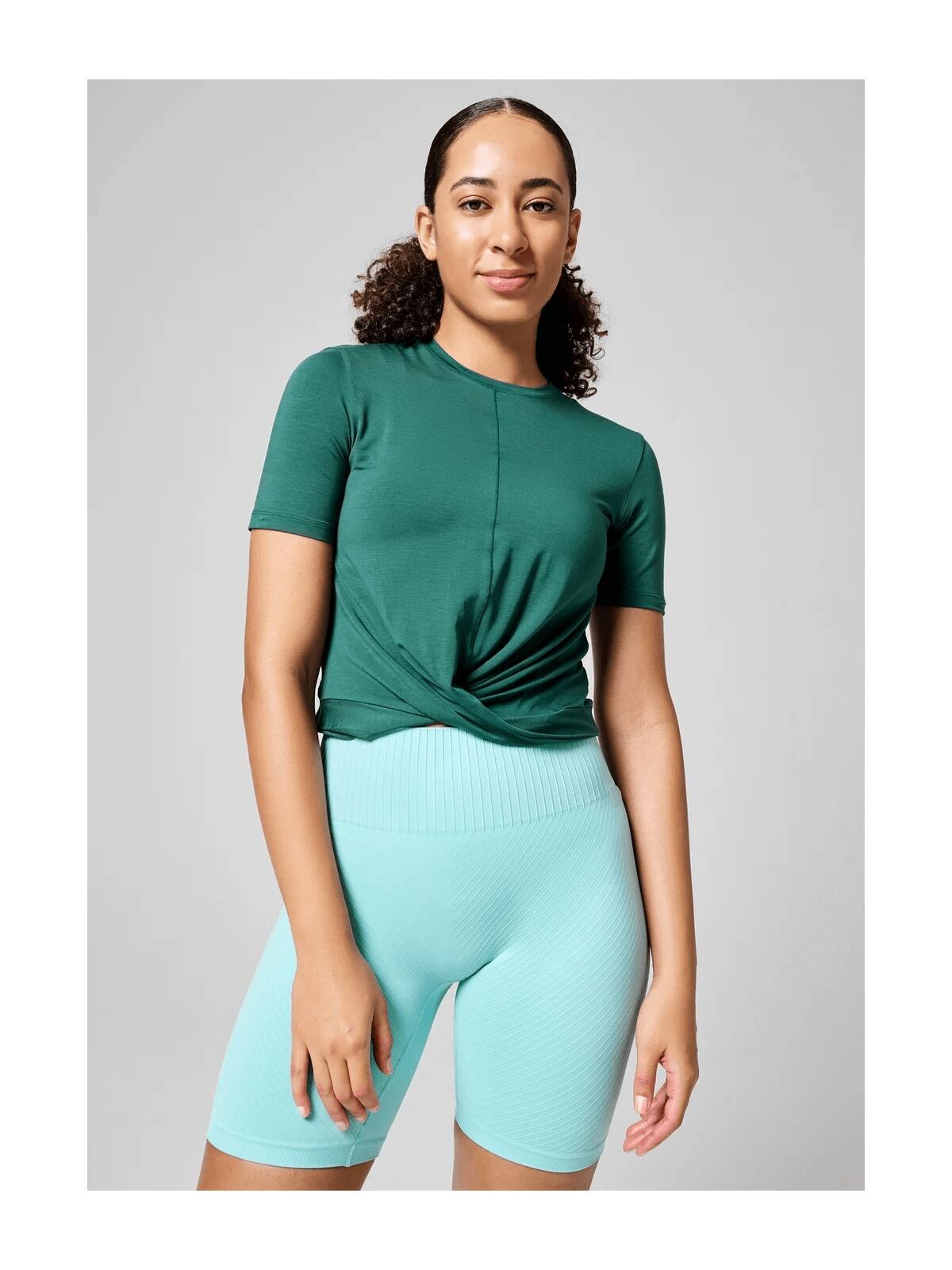 Koszulka Casall Delight Short Wrap Tee 44
