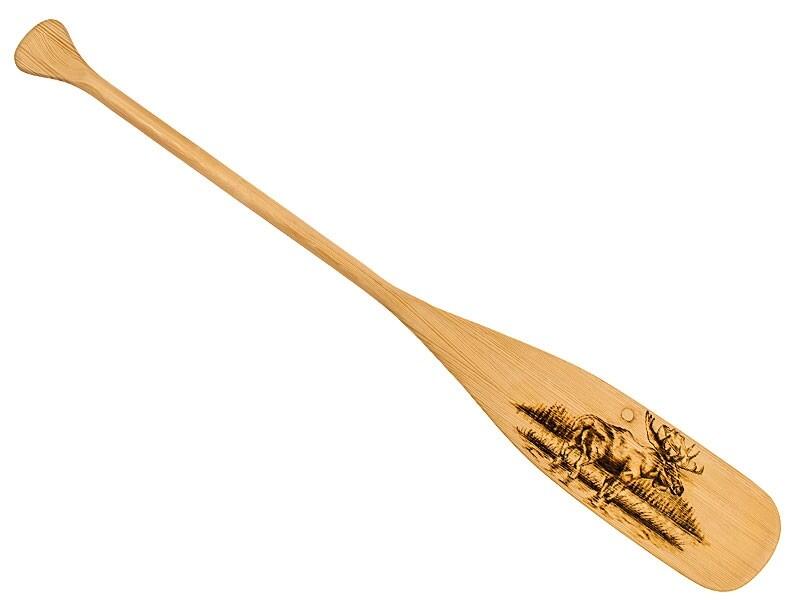 Pagaj John Paddle Beavertail Ozdoba Wypalany - Moose