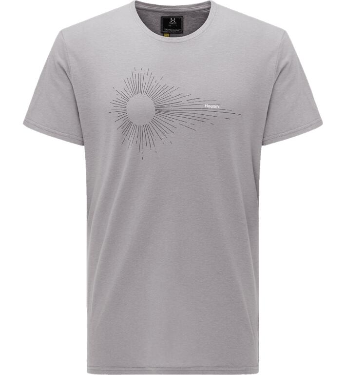 HAGLOFS Koszulka męska Trad Tee Print Men concrete-XL